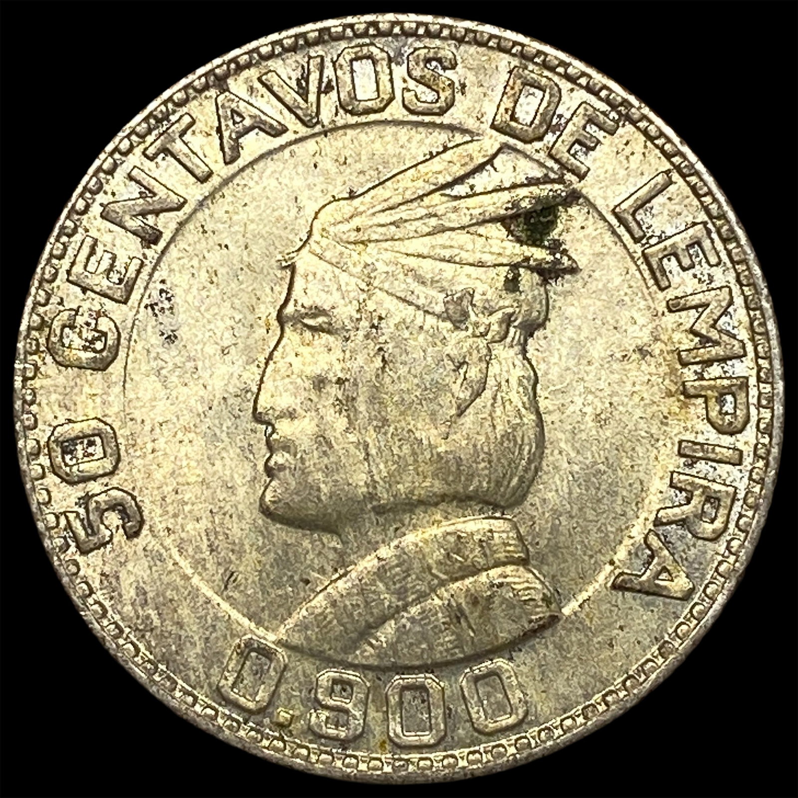1937 Honduras Silver 50 Centavos (1 of 2)