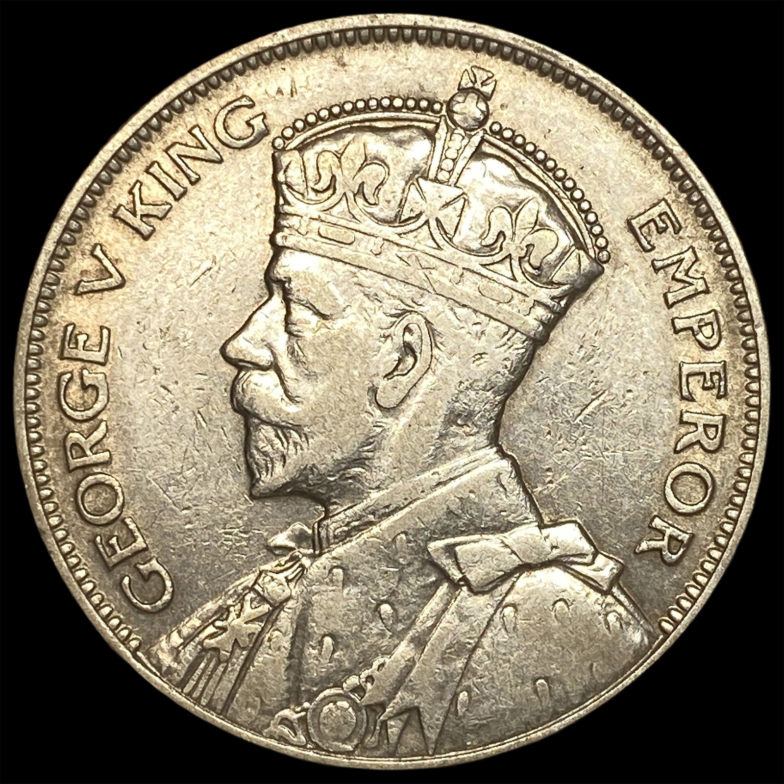 1934 New Zealand Silver 1/2 Crown (1 of 2)