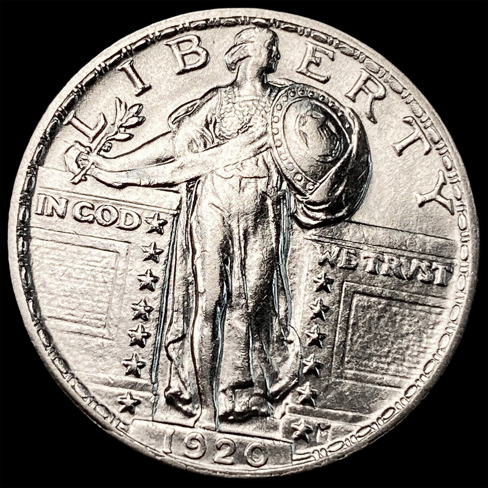 1920 Standing Liberty Quarter CHOICE AU: 1920 Standing Liberty Quarter CHOICE AU