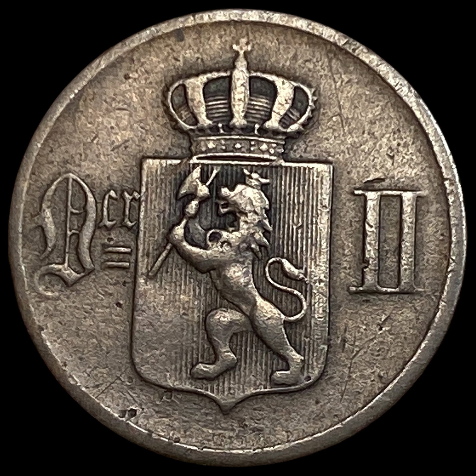 1884 Norway 1 Ore (1 of 2)
