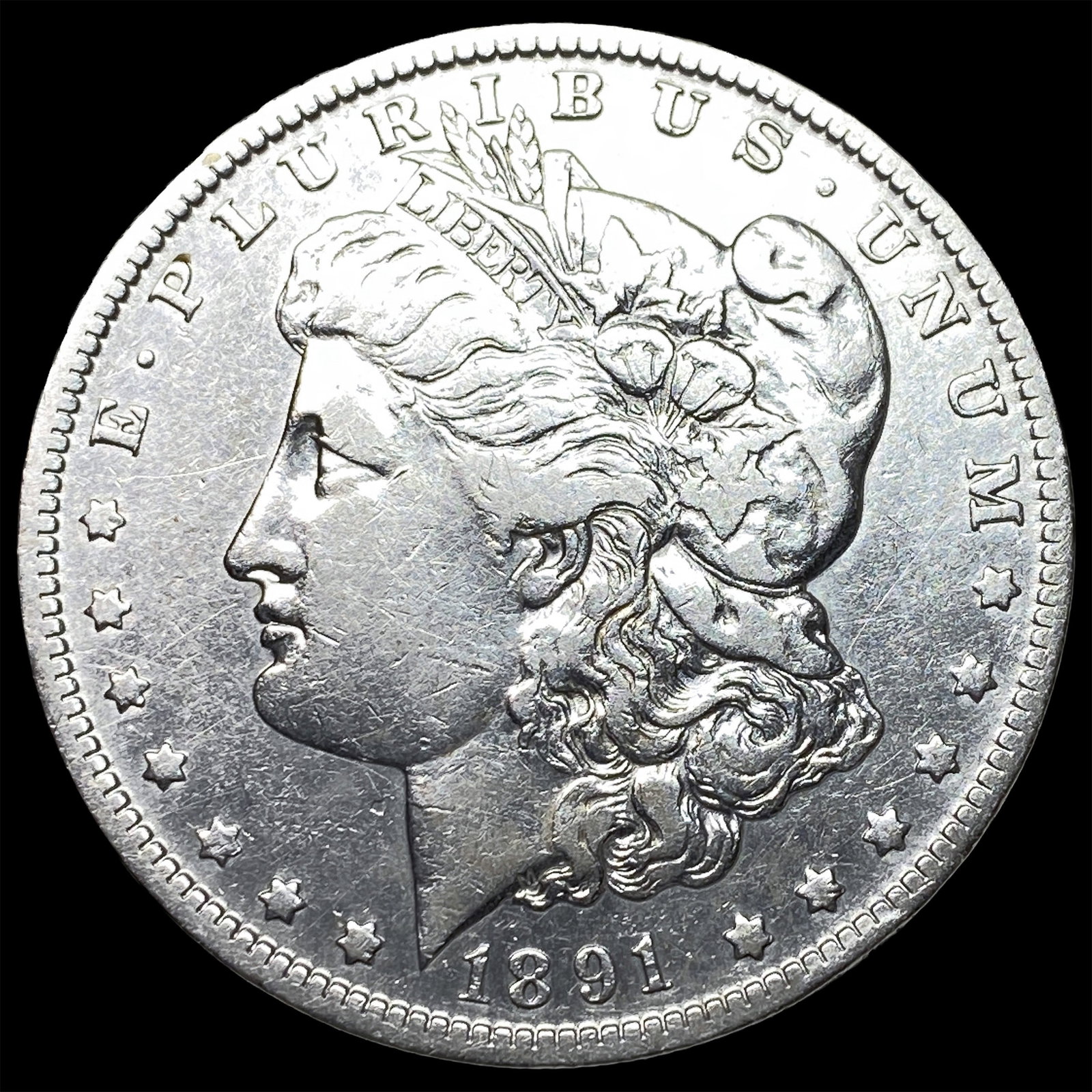 1891-O Silver Morgan Dollar NEARLY UNCIRCULATED: 1891-O Silver Morgan Dollar NEARLY UNCIRCULATED