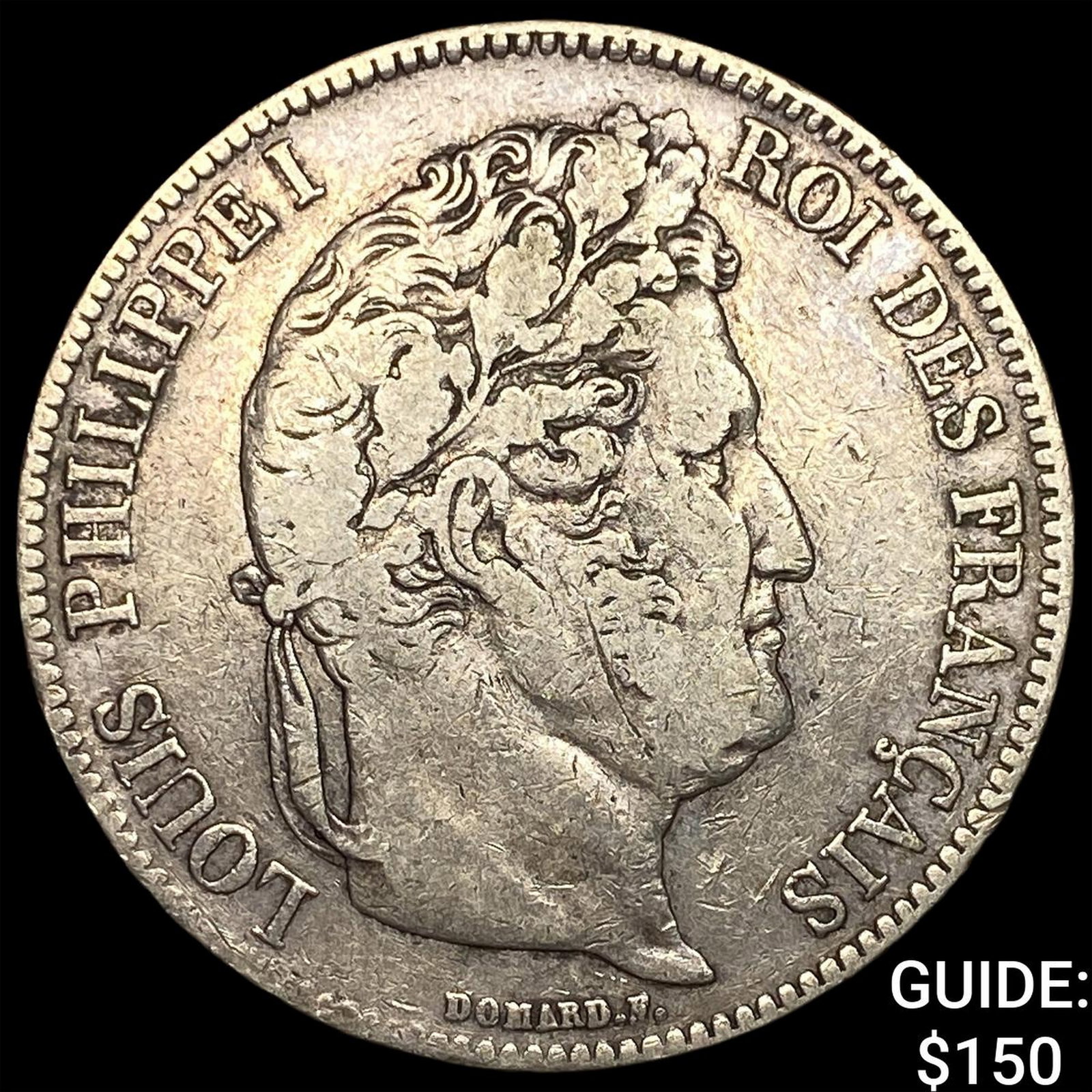 1832 France Silver 5 Francs (1 of 2)