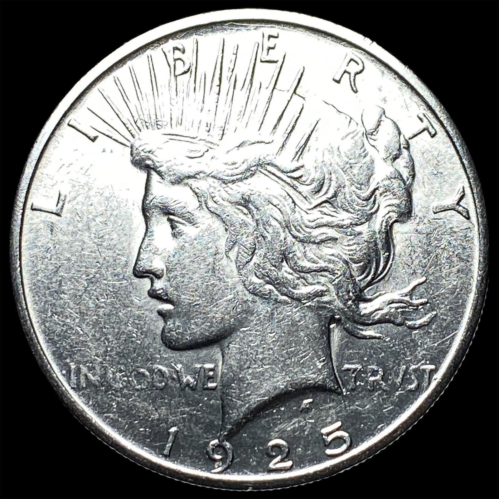 1925-S Silver Peace Dollar CLOSELY UNCIRCULATED: 1925-S Silver Peace Dollar CLOSELY UNCIRCULATED