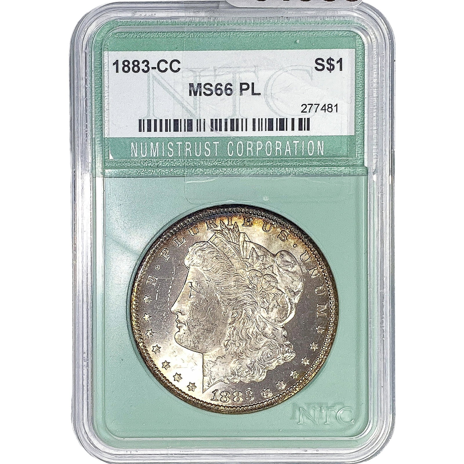 1883-CC Morgan Silver Dollar NTC MS66 PL (1 of 2)