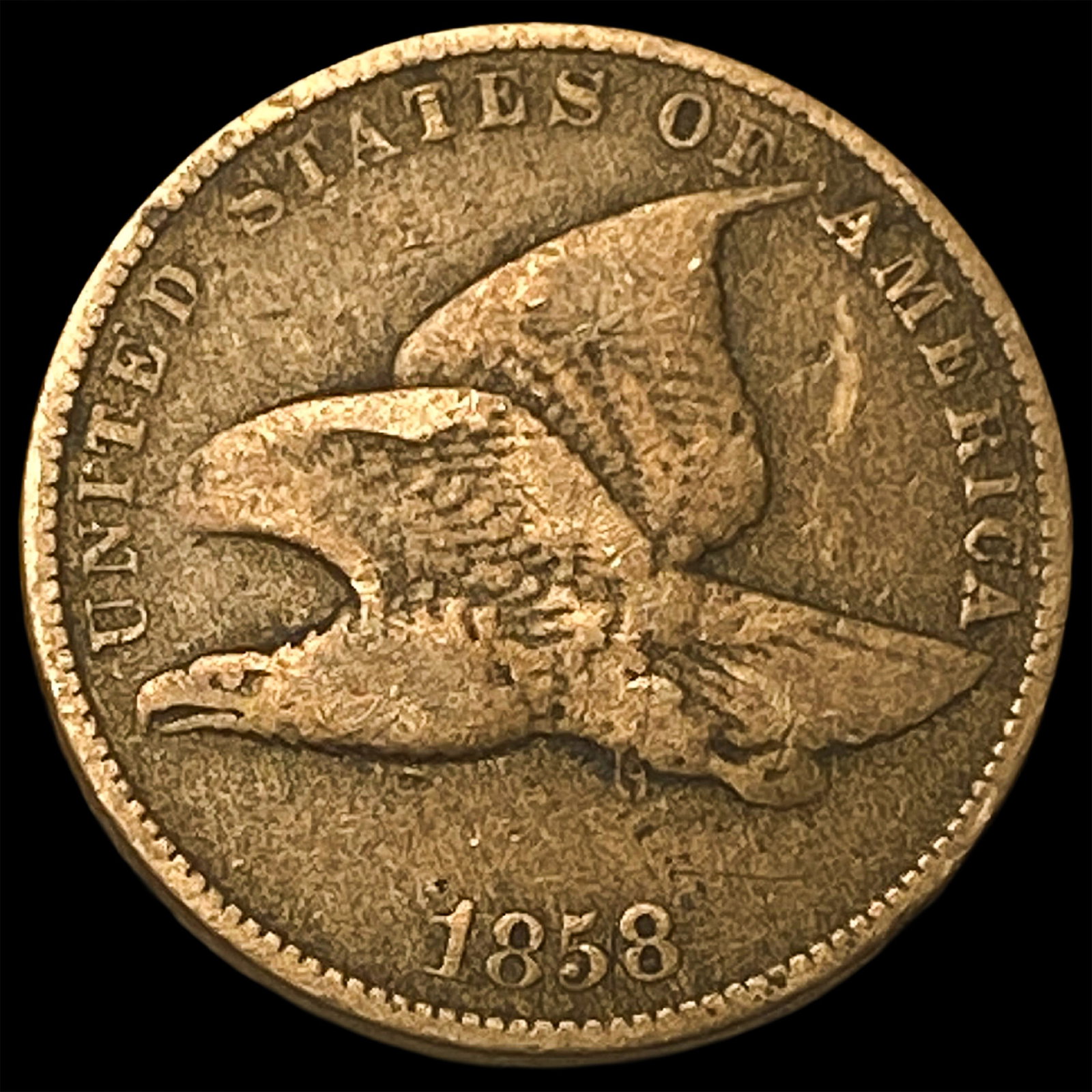 1858 Flying Eagle Cent LIGHTLY CIRCULATED (1 of 2)