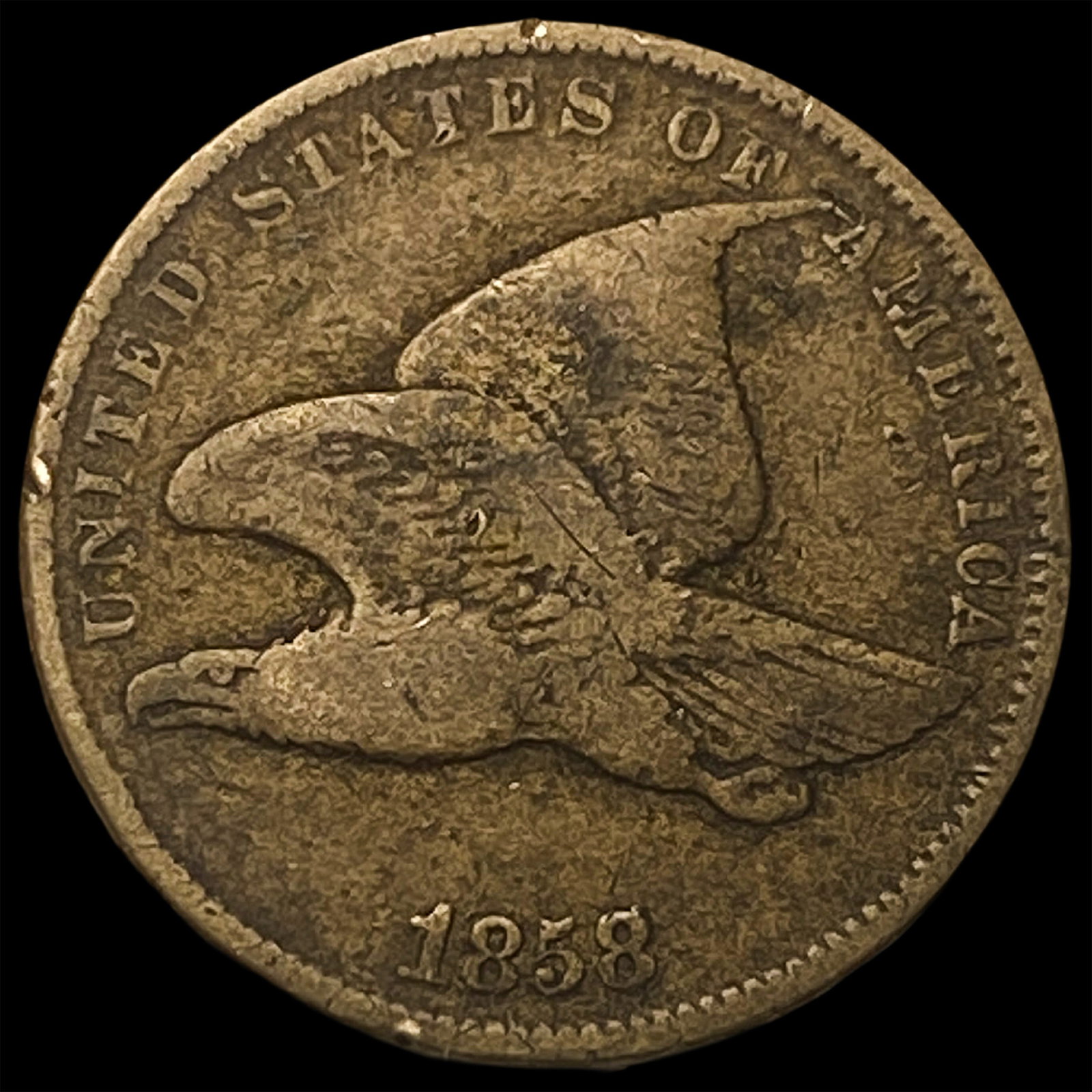 1858 Flying Eagle Cent LIGHTLY CIRCULATED (1 of 2)