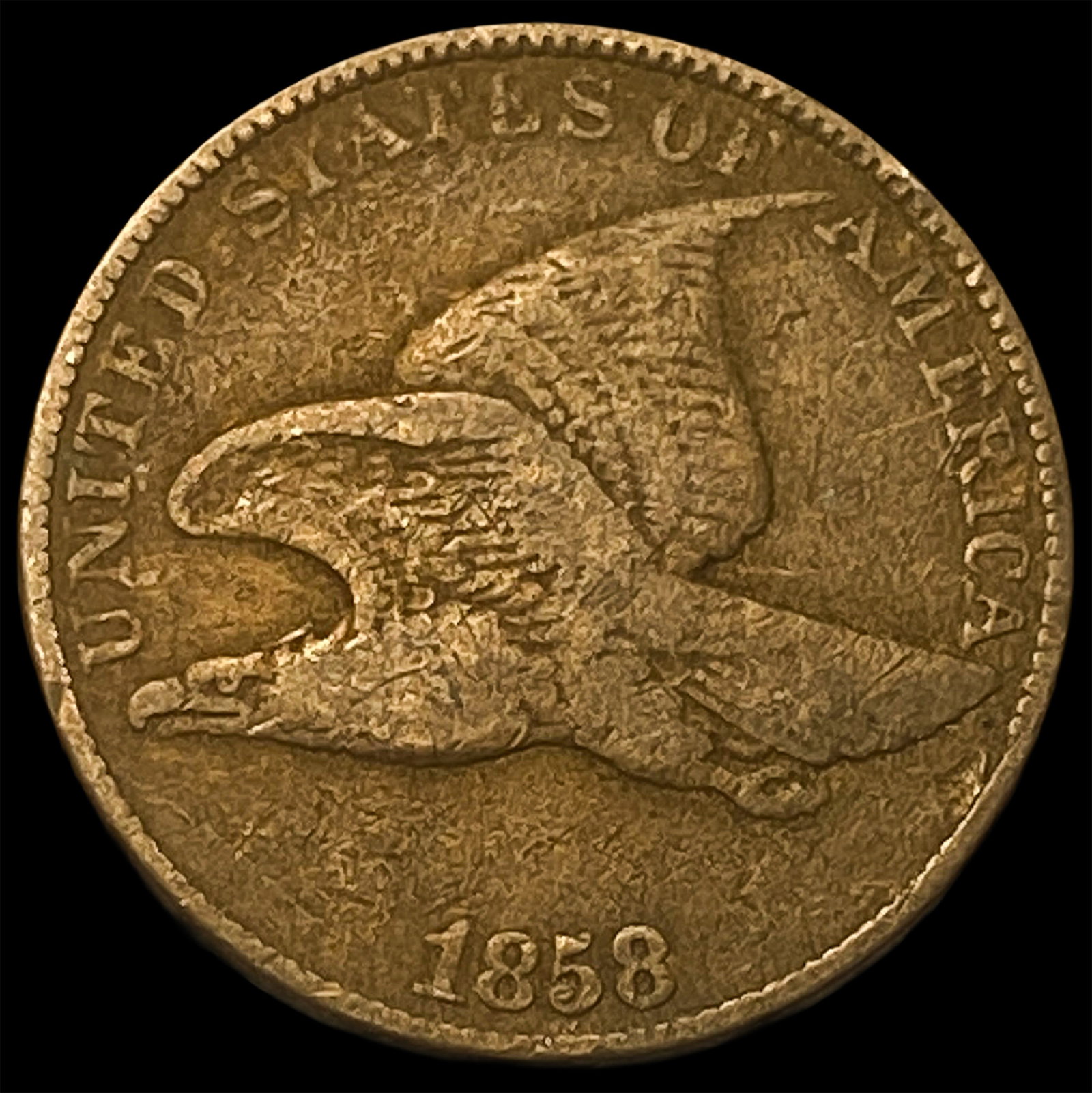 1858 Flying Eagle Cent LIGHTLY CIRCULATED: 1858 Flying Eagle Cent LIGHTLY CIRCULATED