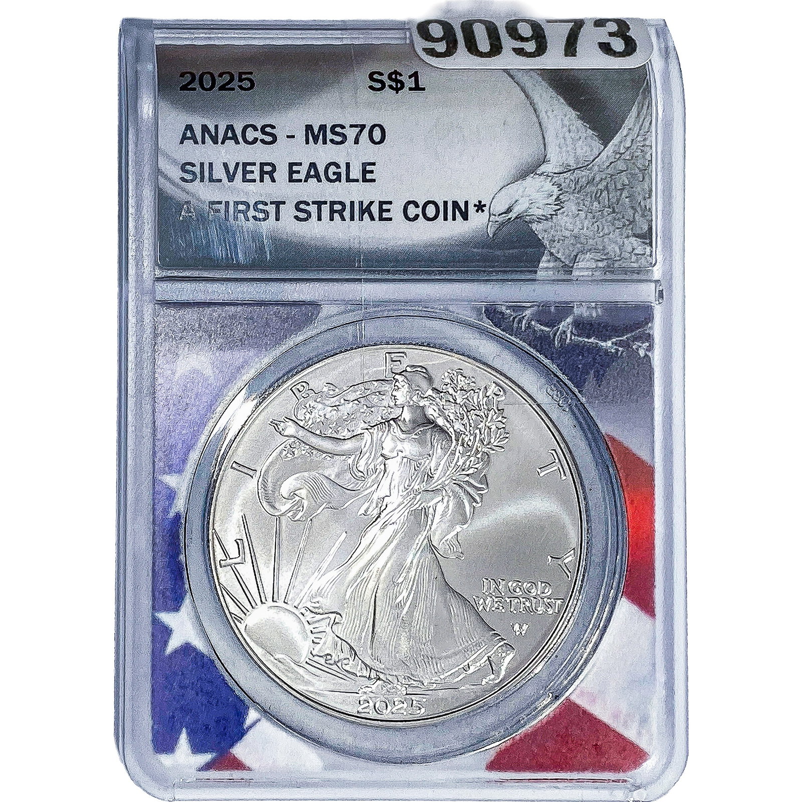 2025 Silver Eagle ANACS MS70: 2025 Silver Eagle ANACS MS70