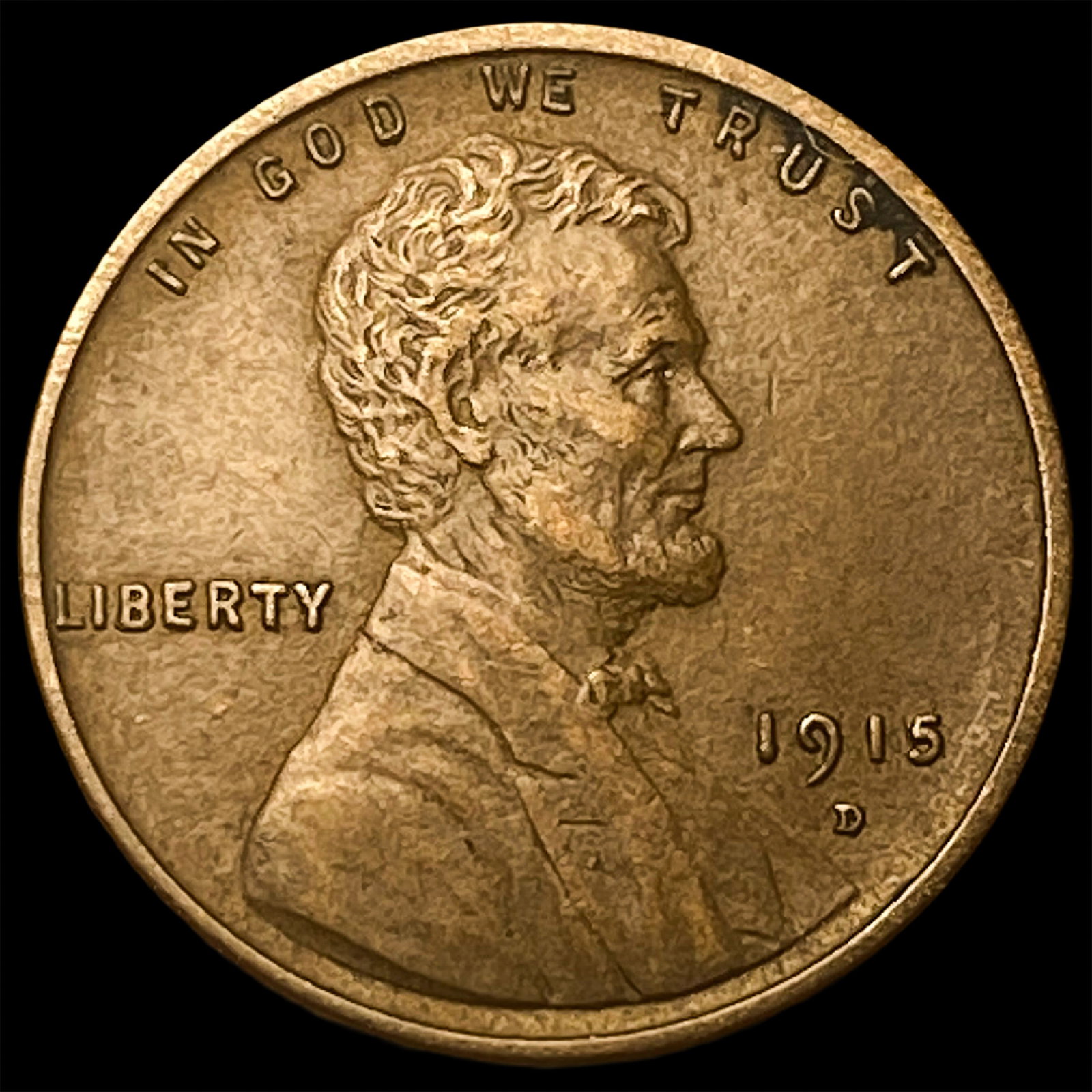 1915-D Lincoln Wheat Cent CLOSELY UNCIRCULATED (1 of 2)