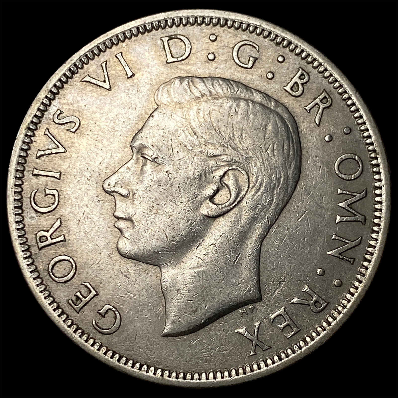 1950 Great Britain Silver 1/2 Crown (1 of 2)