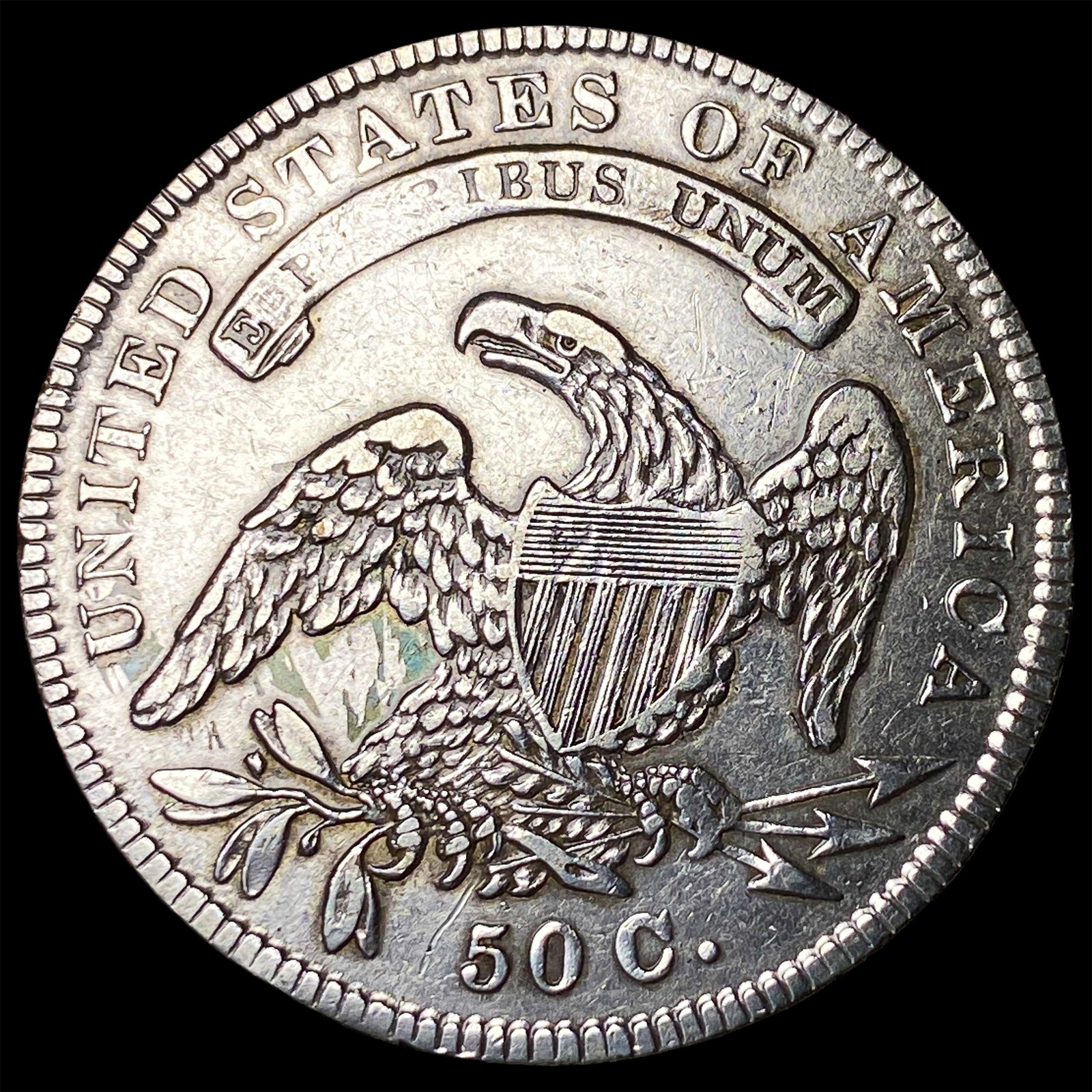 1834 Capped Bust Half Dollar CLOSELY UNCIRCULATED - 2
