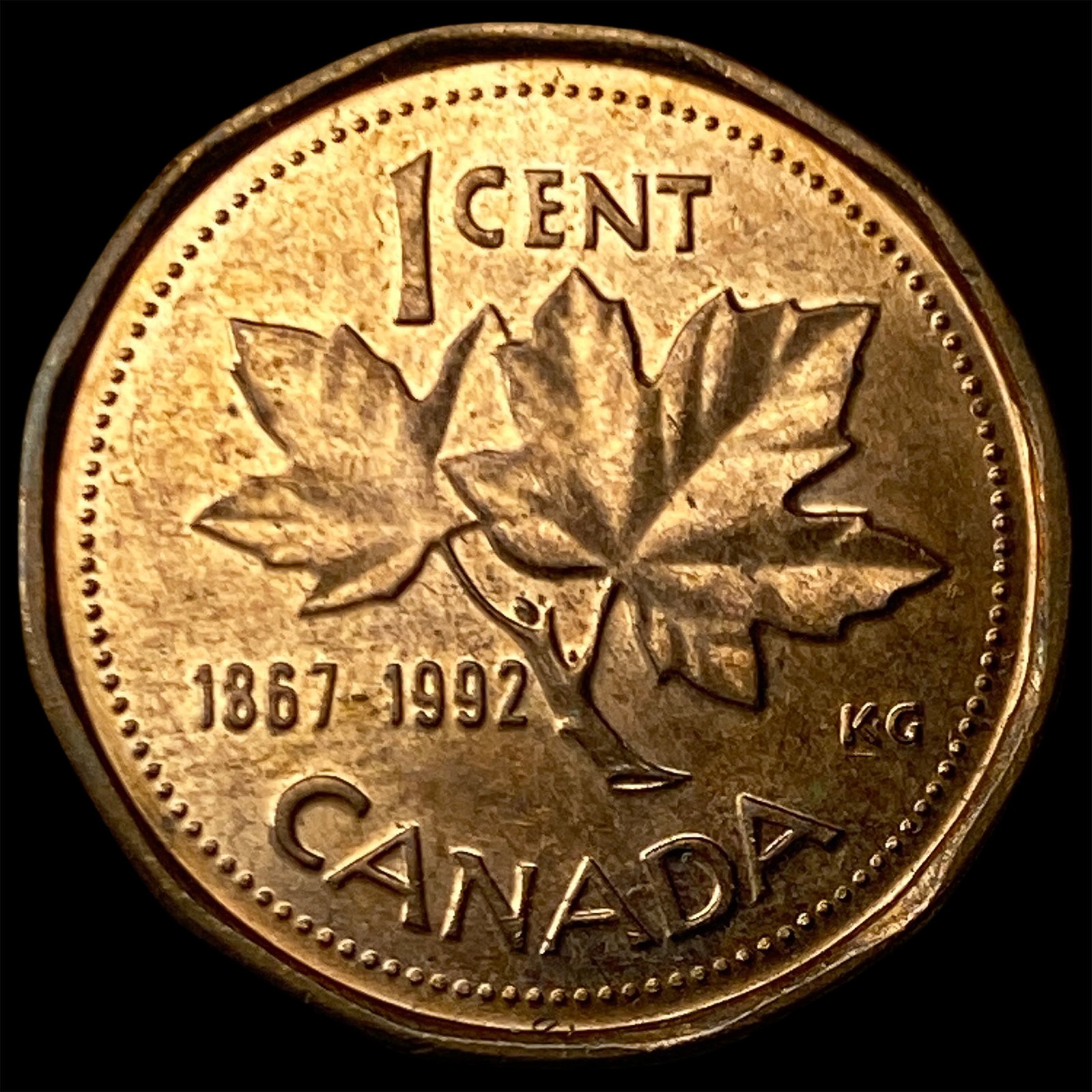 1992 Canada Bronze 1 Cent - 2