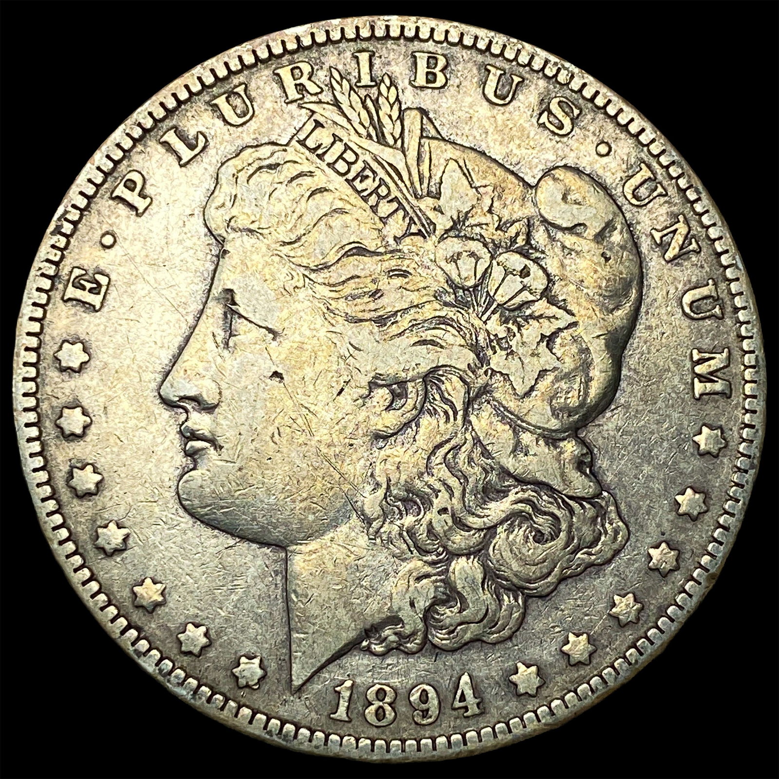 1894-O Silver Morgan Dollar ABOUT UNCIRCULATED: 1894-O Silver Morgan Dollar ABOUT UNCIRCULATED