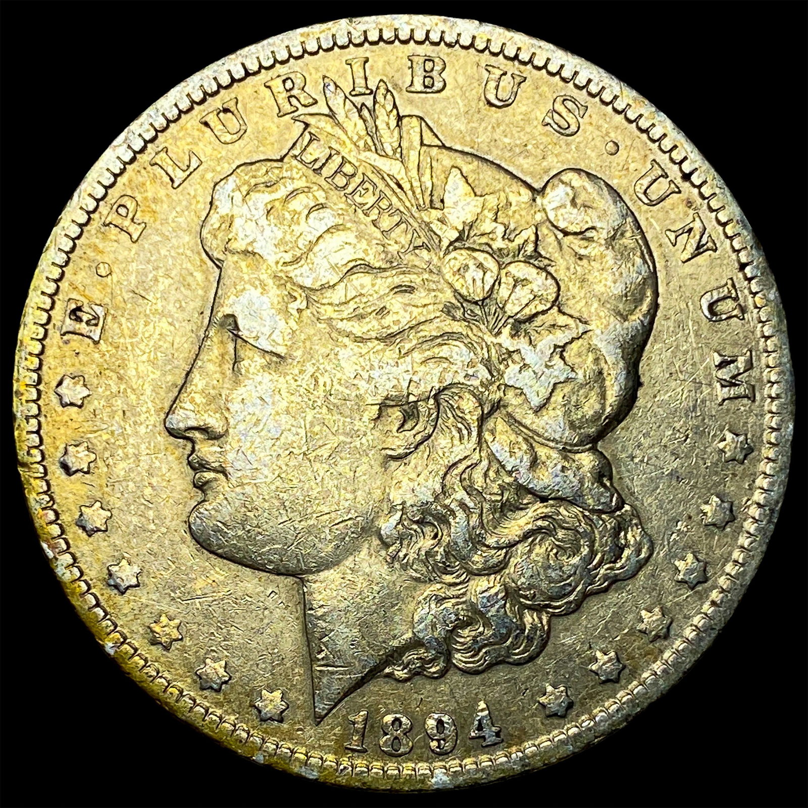 1894-O Silver Morgan Dollar ABOUT UNCIRCULATED: 1894-O Silver Morgan Dollar ABOUT UNCIRCULATED