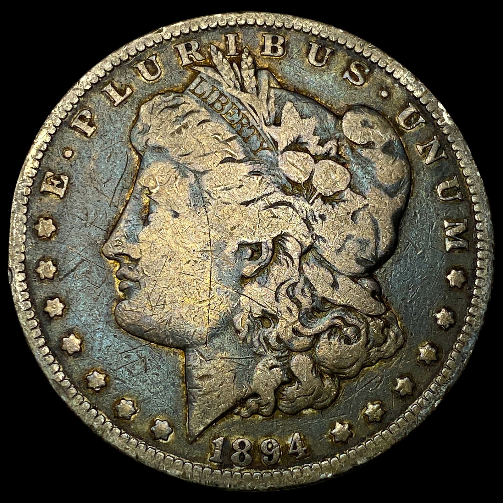 1894-O Silver Morgan Dollar ABOUT UNCIRCULATED: 1894-O Silver Morgan Dollar ABOUT UNCIRCULATED