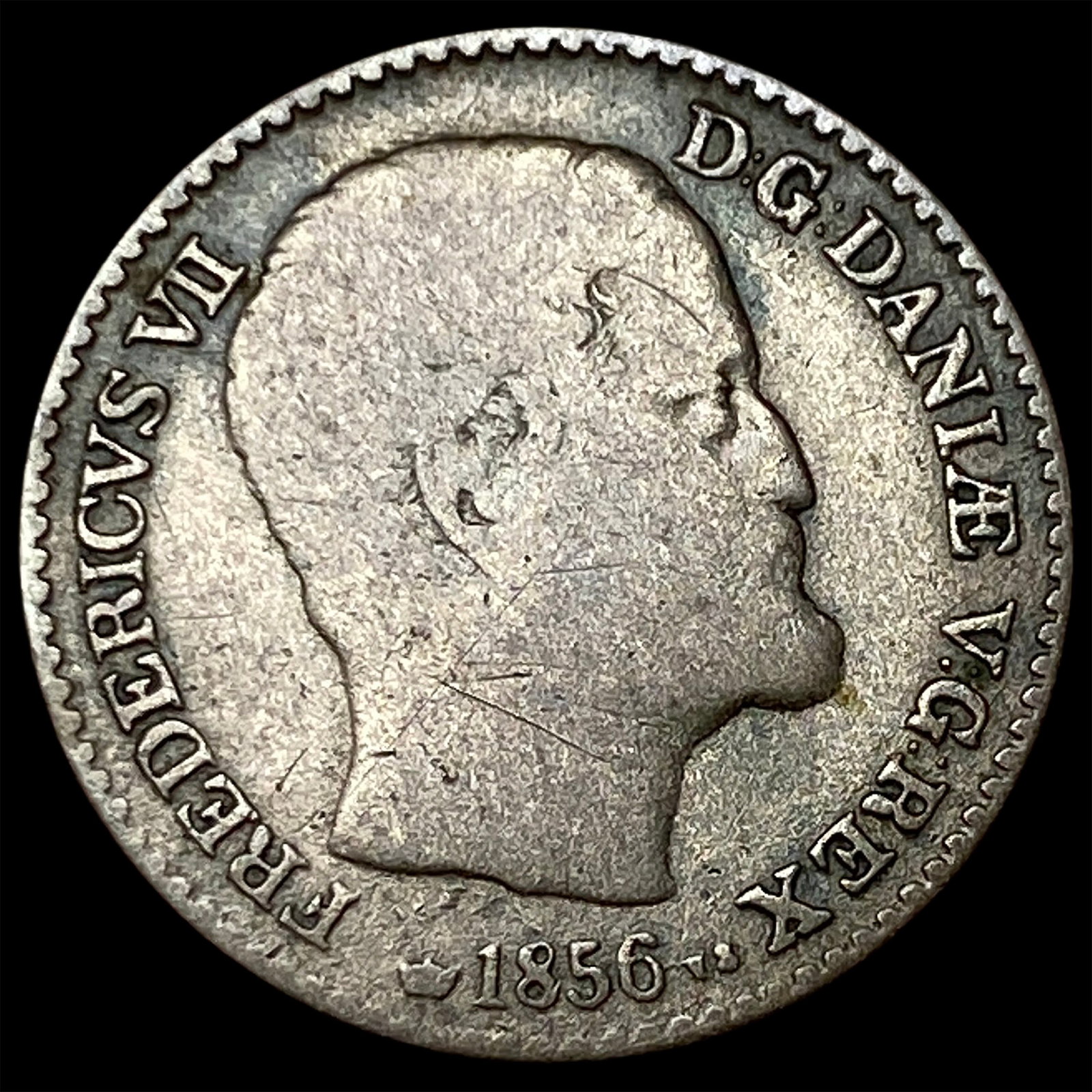 1856 Denmark SIlver 4 Skilling (1 of 2)