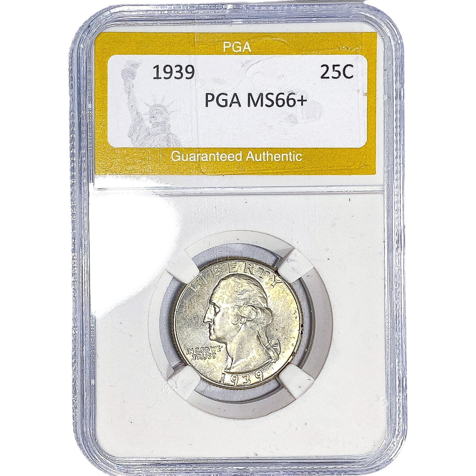1939 Washington Silver Quarter PGA MS66+: 1939 Washington Silver Quarter PGA MS66+