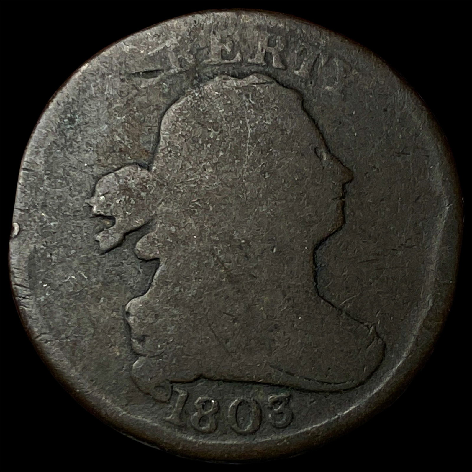 1803 Draped Bust Large Cent LIGHTLY CIRCULATED: 1803 Draped Bust Large Cent LIGHTLY CIRCULATED