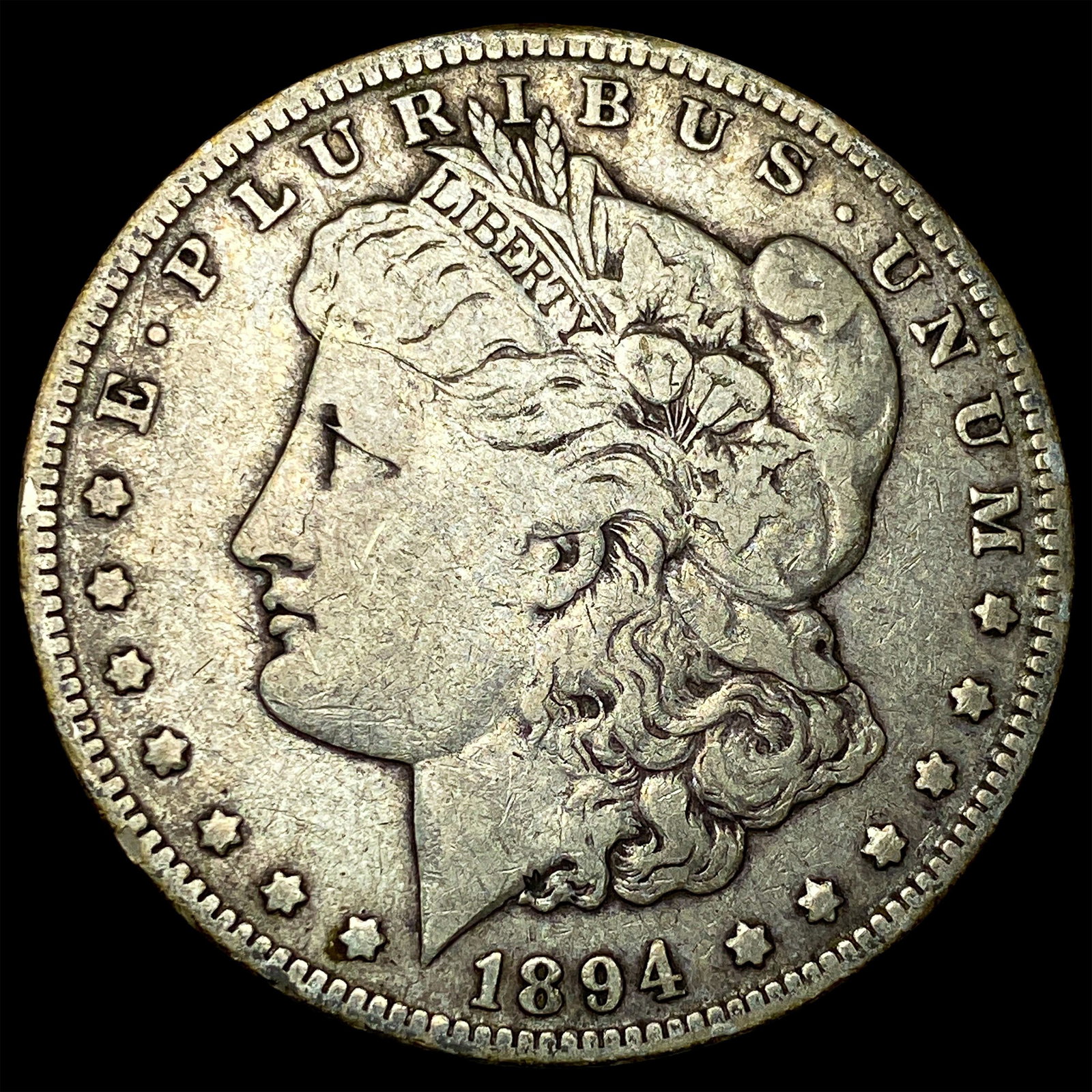 1894-O Silver Morgan Dollar ABOUT UNCIRCULATED: 1894-O Silver Morgan Dollar ABOUT UNCIRCULATED