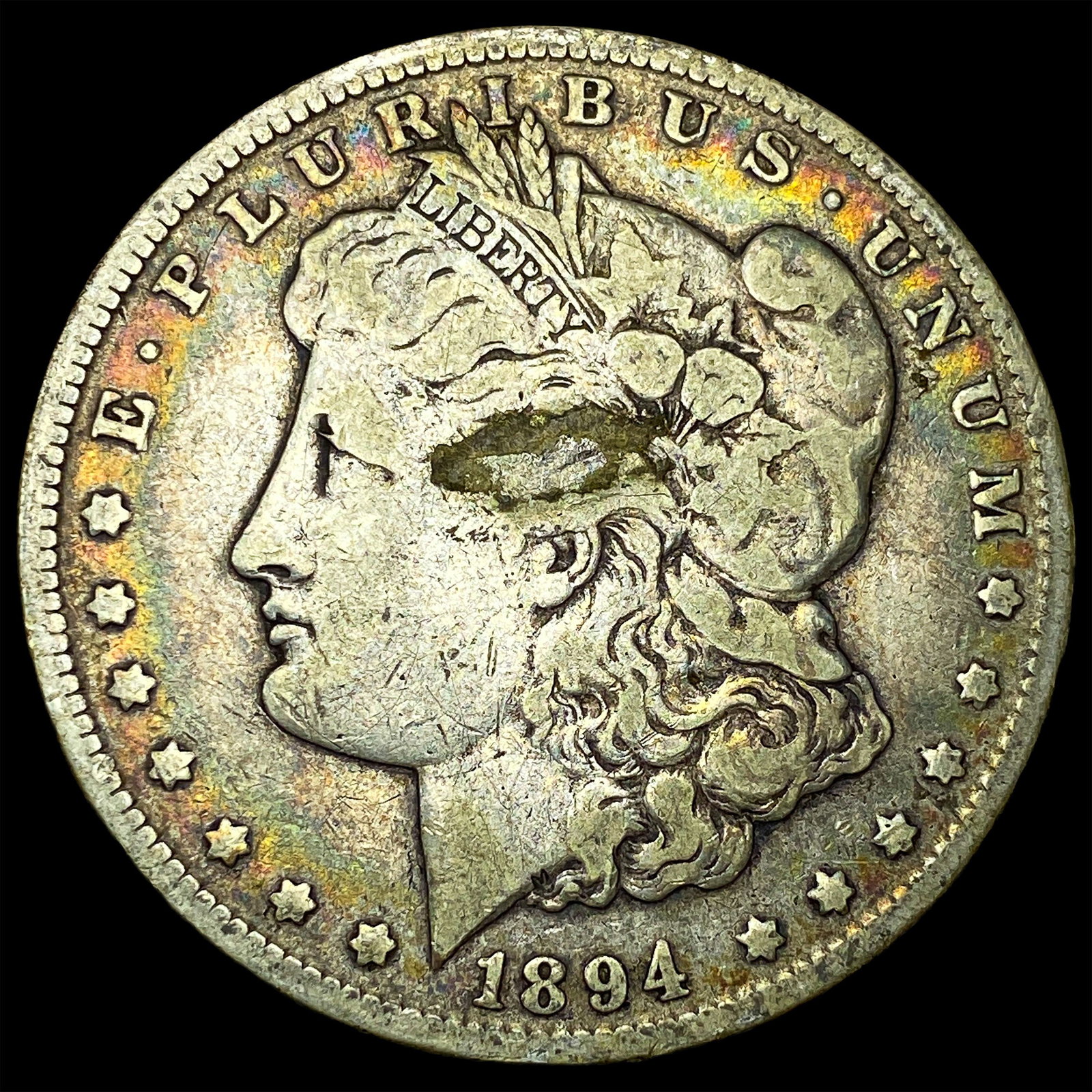 1894-O Silver Morgan Dollar ABOUT UNCIRCULATED: 1894-O Silver Morgan Dollar ABOUT UNCIRCULATED