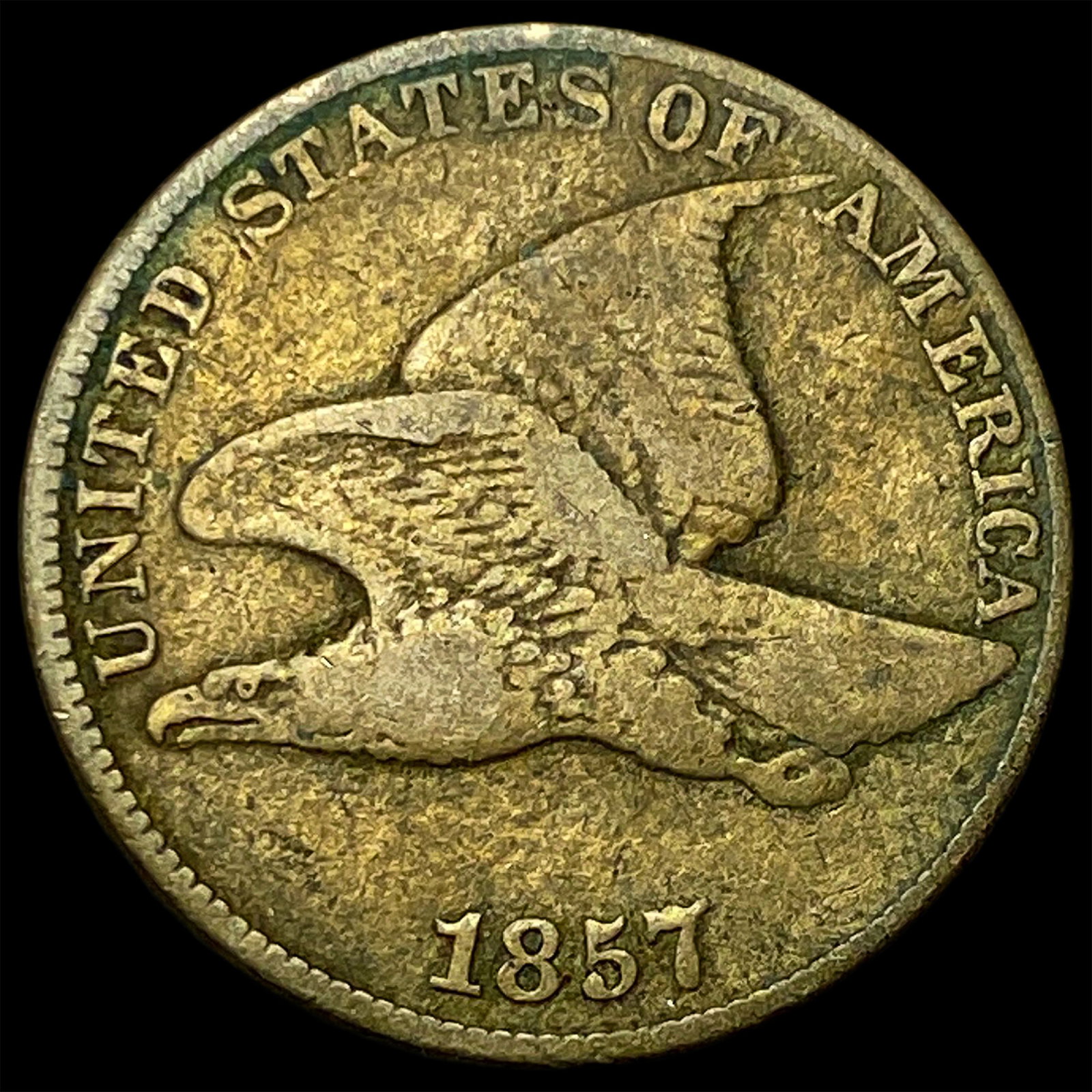 1857 Flying Eagle Cent LIGHTLY CIRCULATED: 1857 Flying Eagle Cent LIGHTLY CIRCULATED