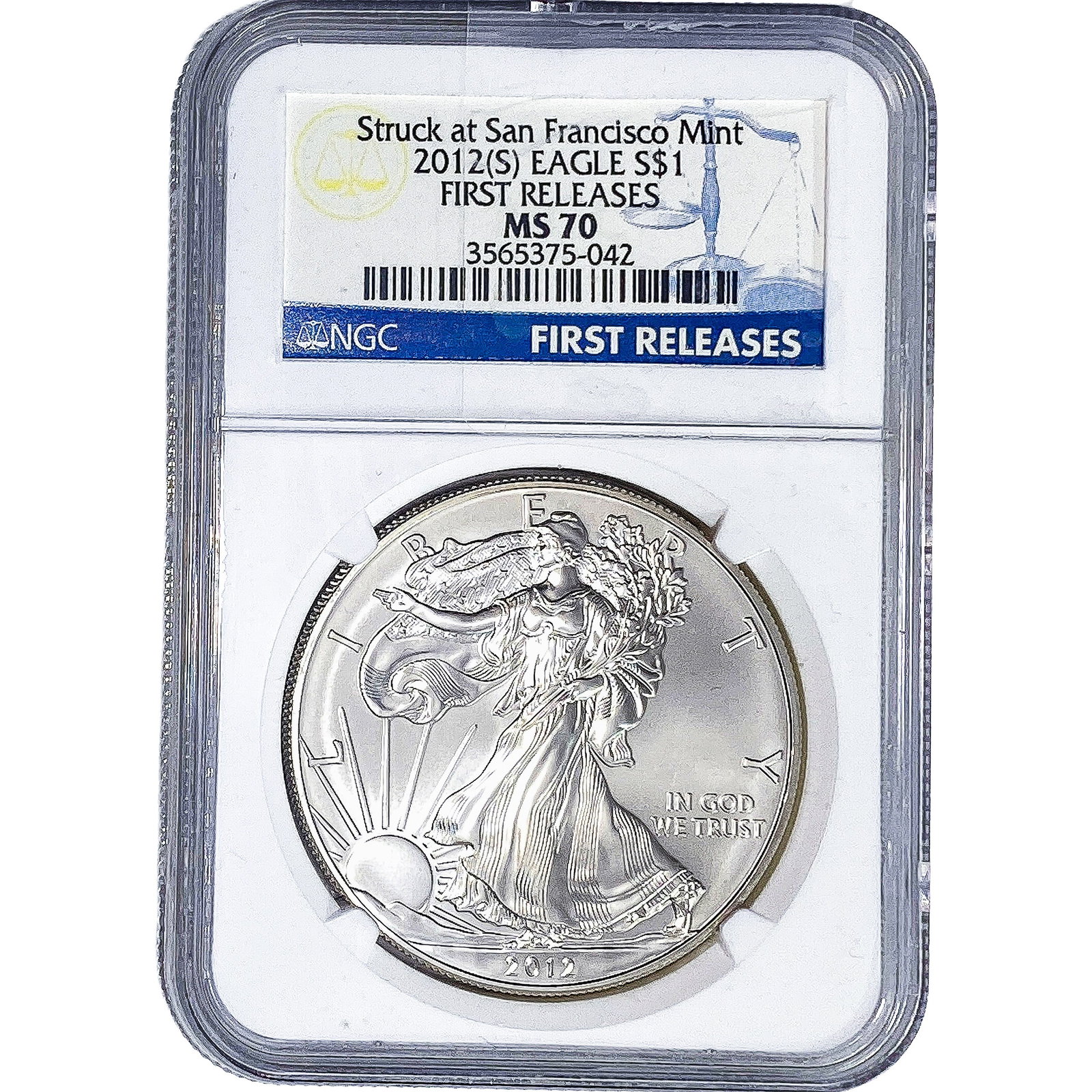2012-S Silver Eagle NGC MS70 (1 of 2)