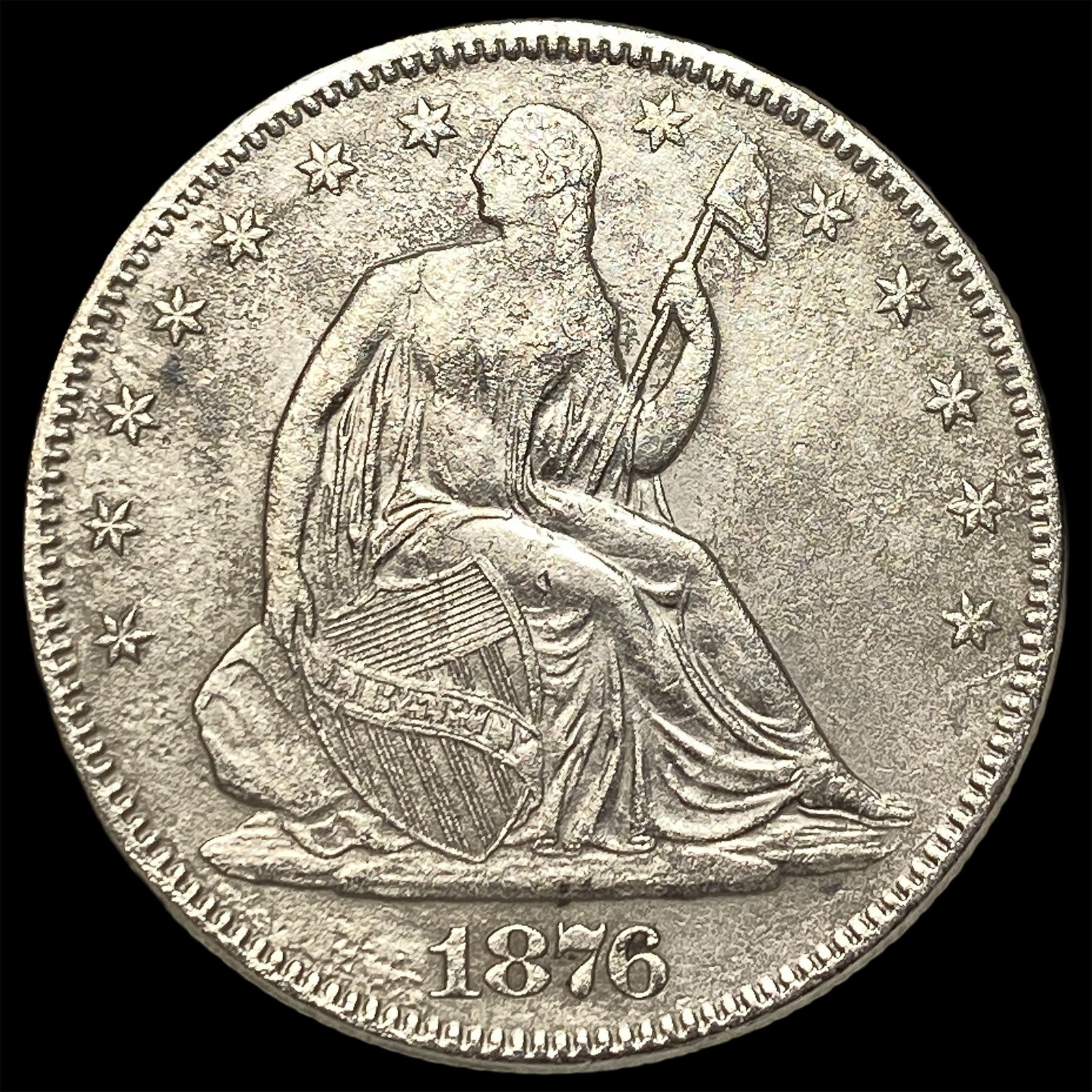 1876-S Seated Liberty Half Dollar HIGH GRADE: 1876-S Seated Liberty Half Dollar HIGH GRADE