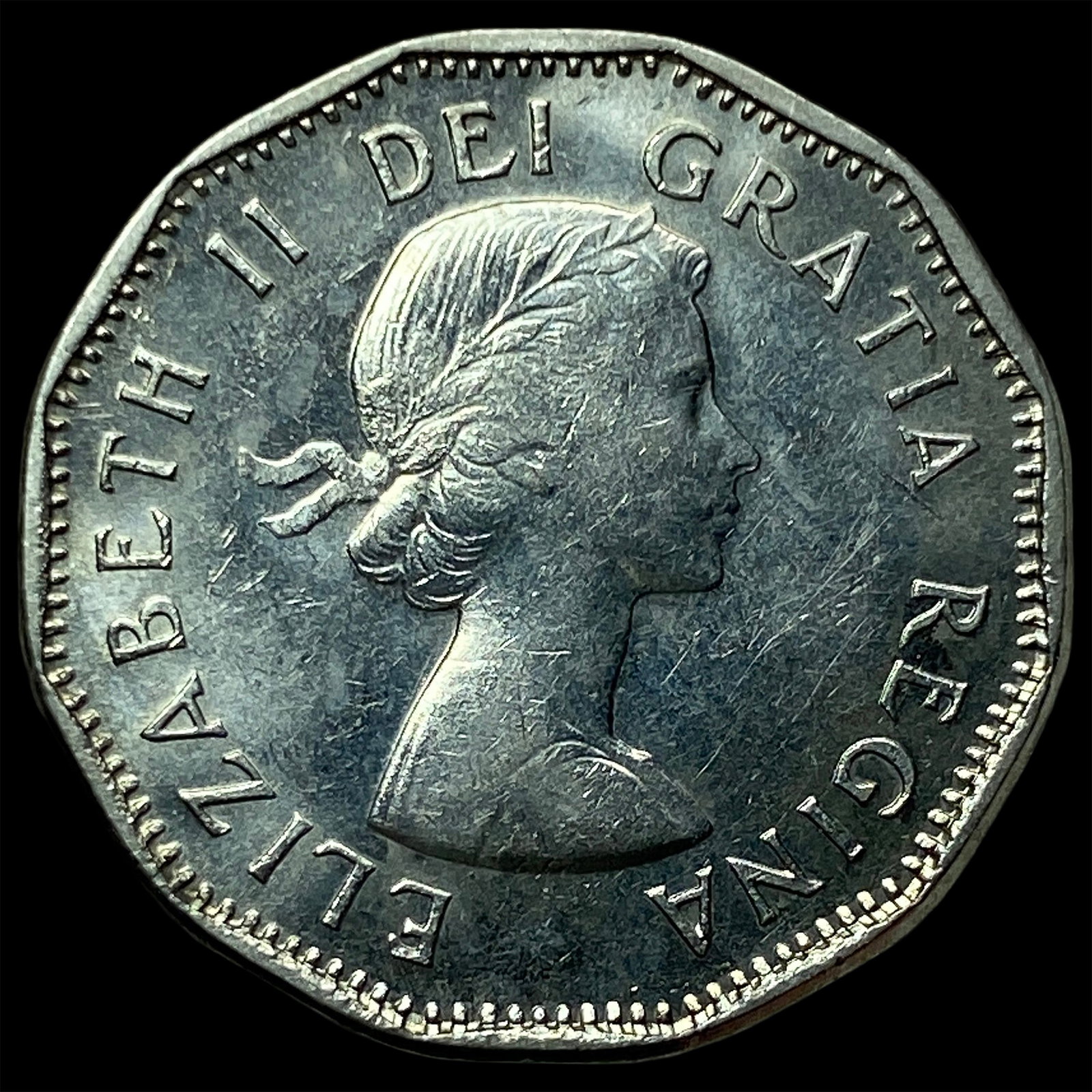 1960 Canada Silver 5 Cents (1 of 2)