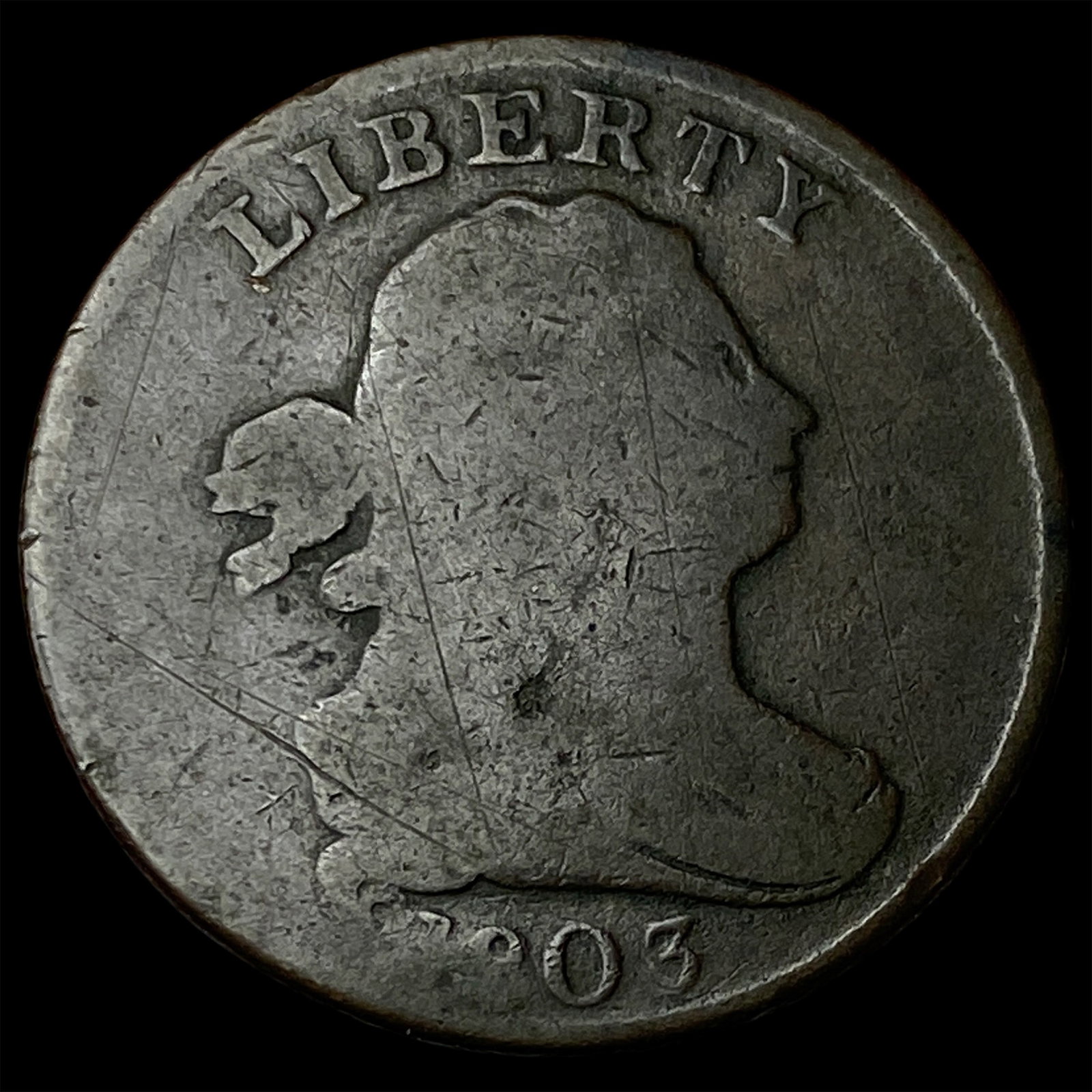 1803 Draped Bust Large Cent LIGHTLY CIRCULATED: 1803 Draped Bust Large Cent LIGHTLY CIRCULATED