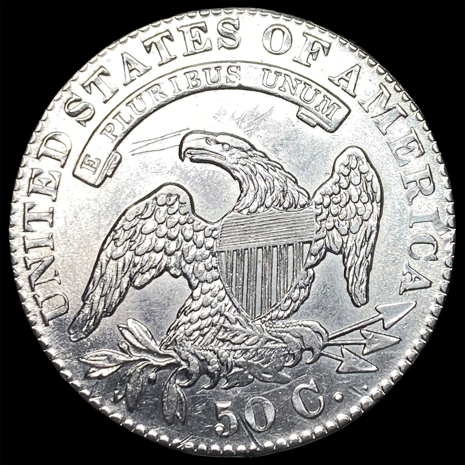 1831 Capped Bust Half Dollar CLOSELY UNCIRCULATED - 2
