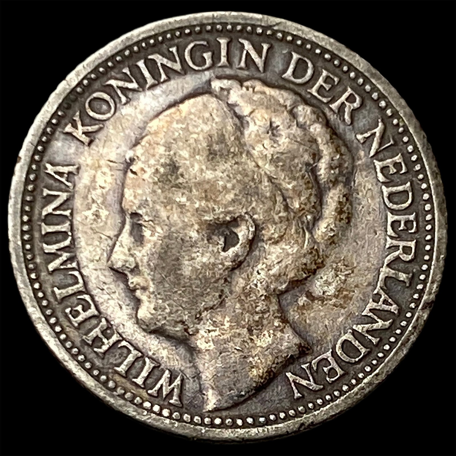 1947 Curacao Silver 1/10 Gulden: 1947 Curacao Silver 1/10 Gulden
