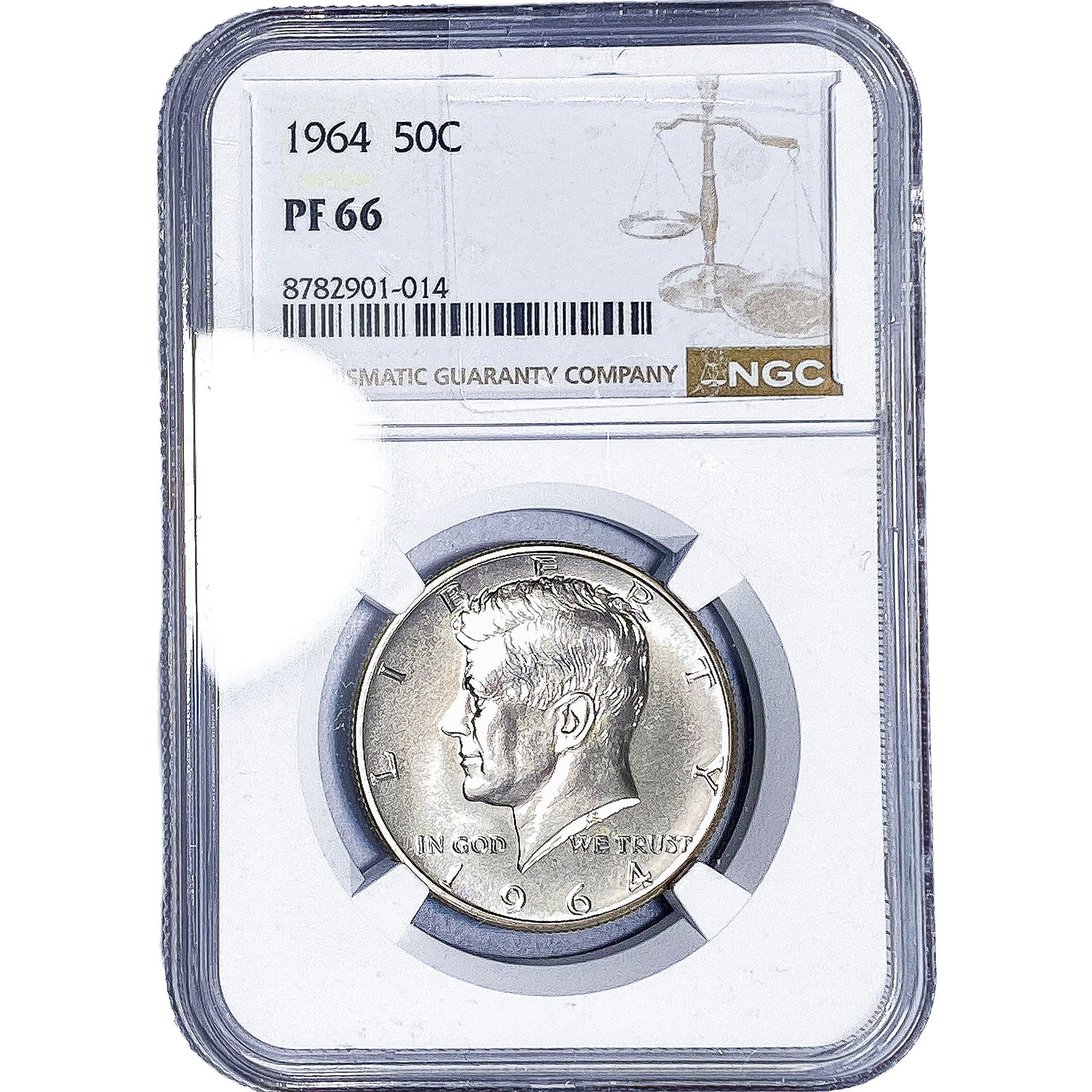 1964 Kennedy Half Dollar NGC PF66: 1964 Kennedy Half Dollar NGC PF66