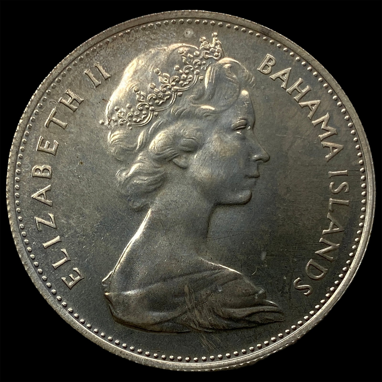 1969 Bahamas Silver Dollar: 1969 Bahamas Silver Dollar