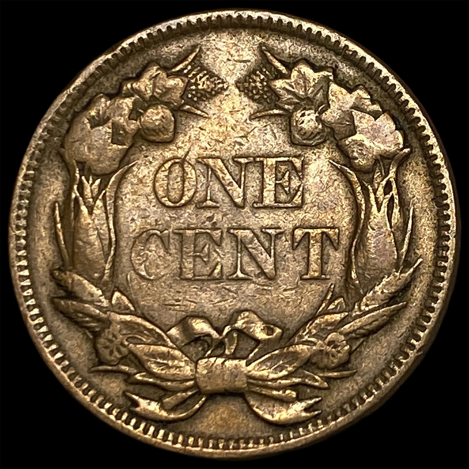 1857 Flying Eagle Cent NEARLY UNCIRCULATED - 2
