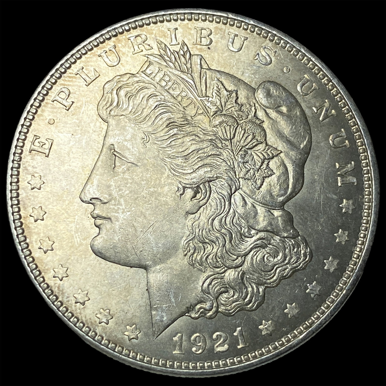 1921-D Silver Morgan Dollar CHOICE BU: 1921-D Silver Morgan Dollar CHOICE BU