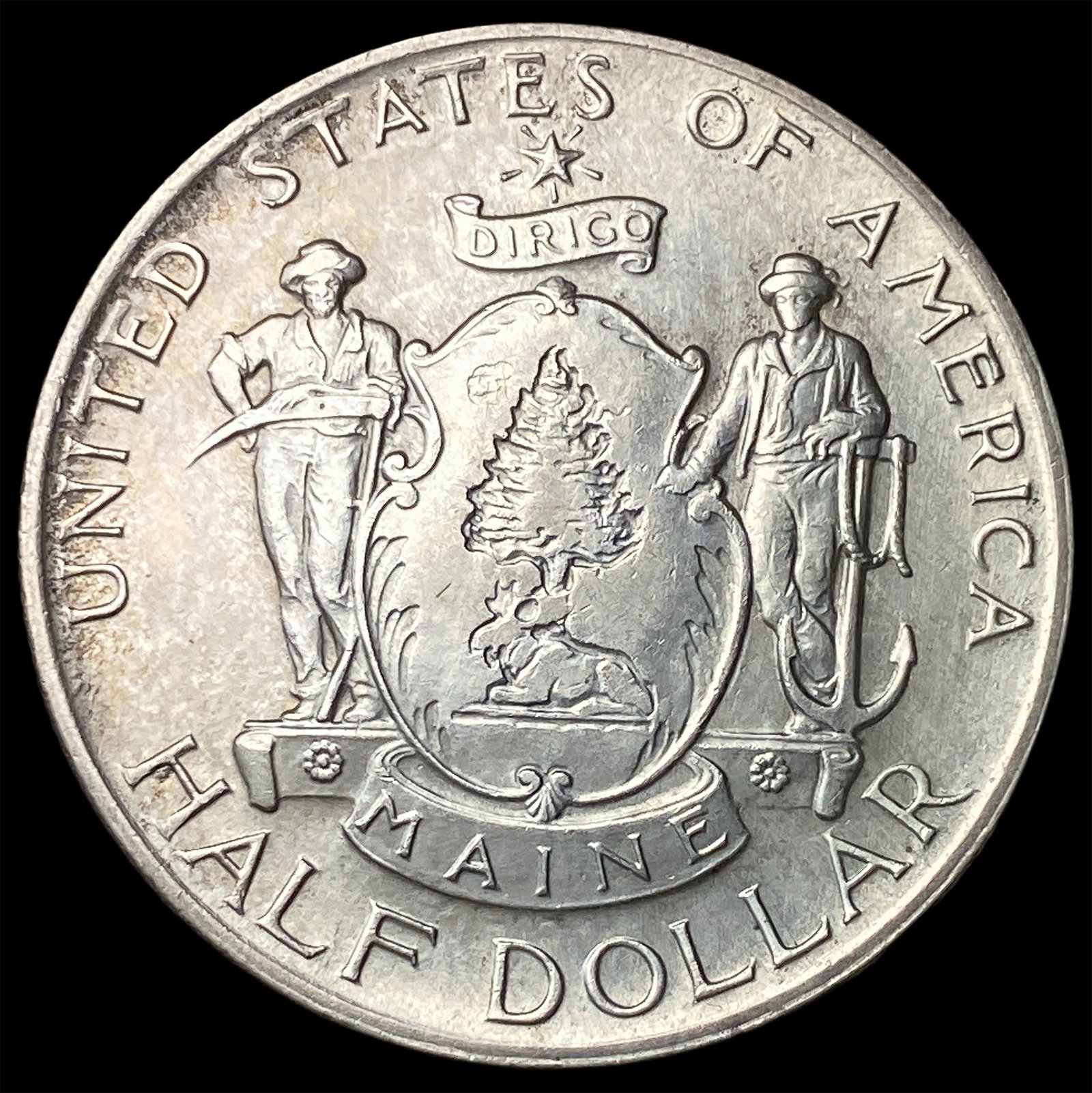 1920 Silver Maine Half Dollar UNCIRCULATED (1 of 2)