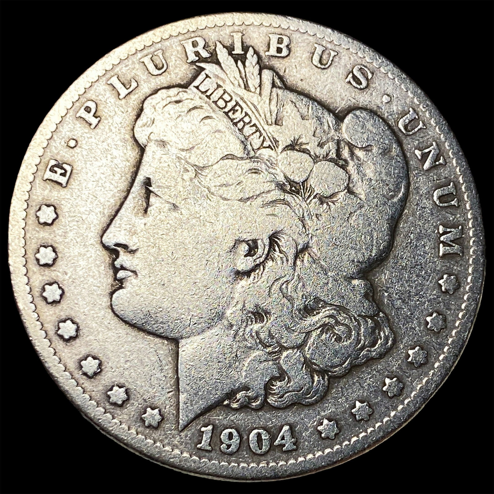 1904-S Silver Morgan Dollar NICELY CIRCULATED: 1904-S Silver Morgan Dollar NICELY CIRCULATED