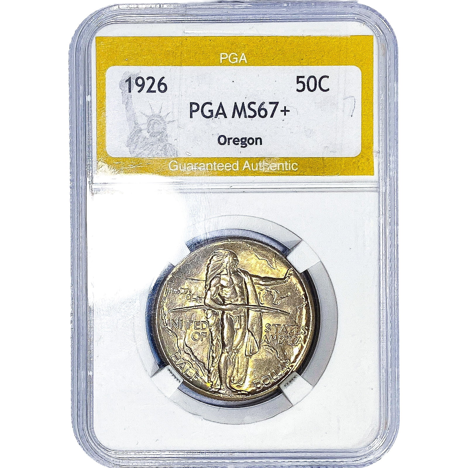 1926 Oregon Trail Half Dollar PGA MS67+ (1 of 2)