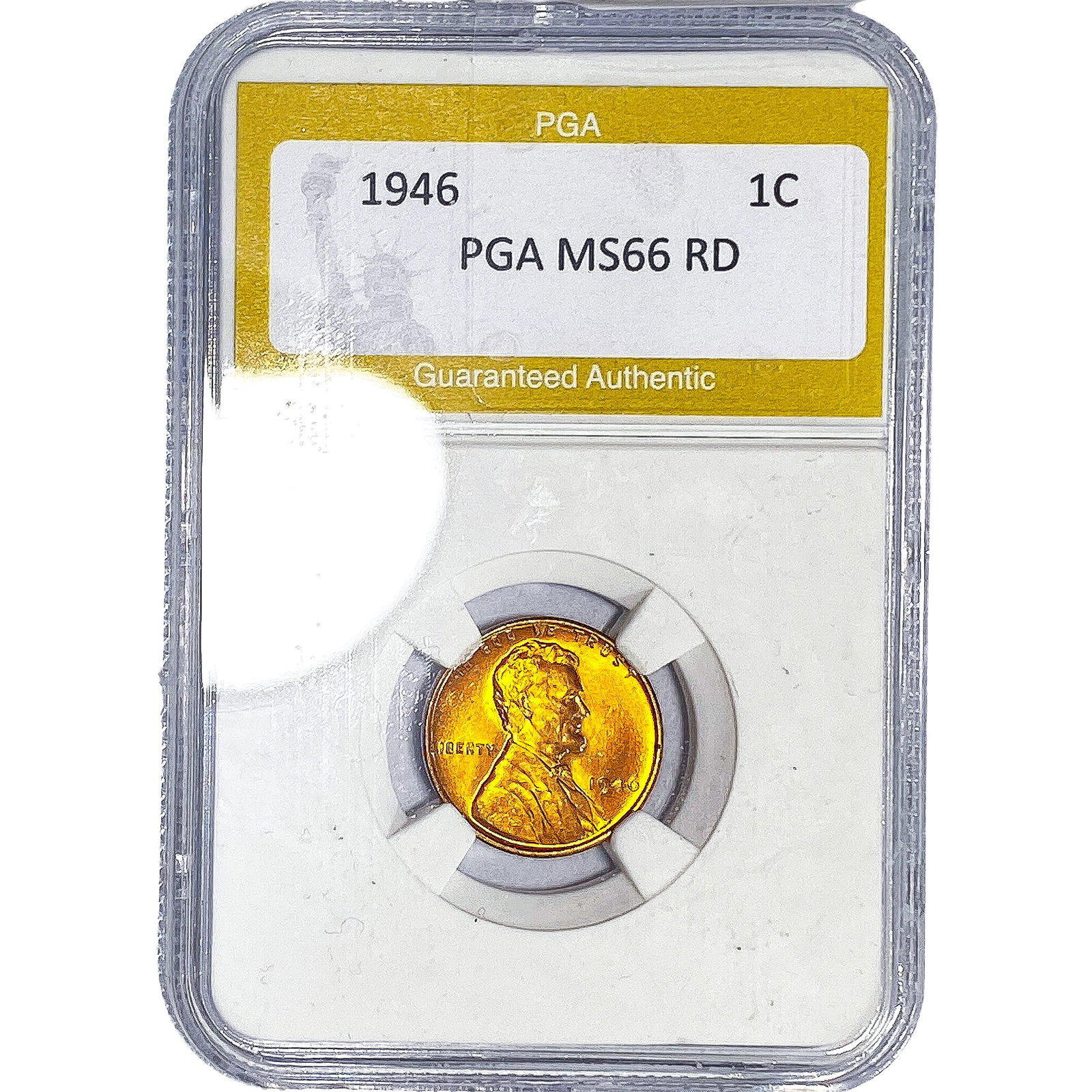 1946 Wheat Cent PGA MS66 RD: 1946 Wheat Cent PGA MS66 RD