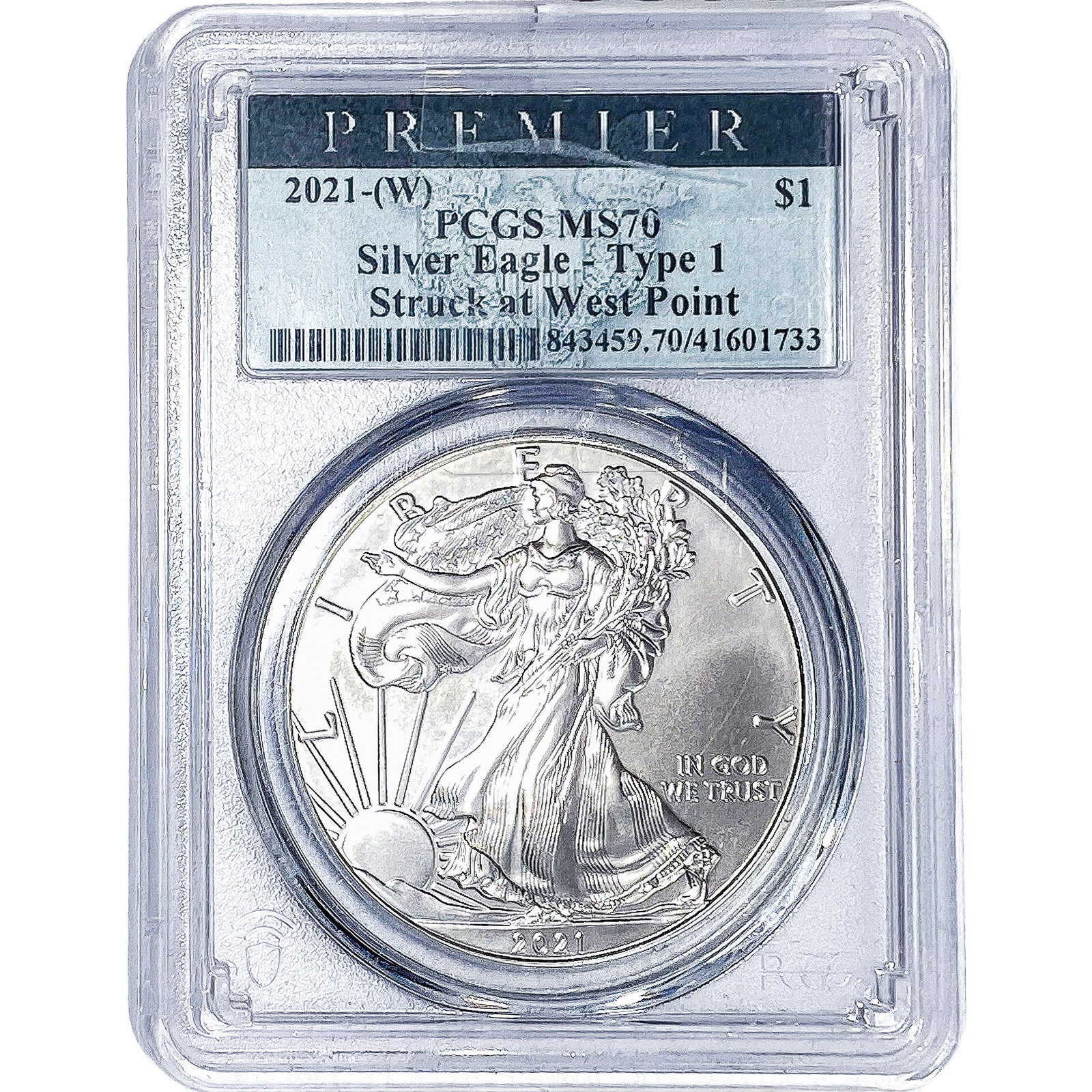 2021-W Silver Eagle PCGS MS70 (1 of 2)