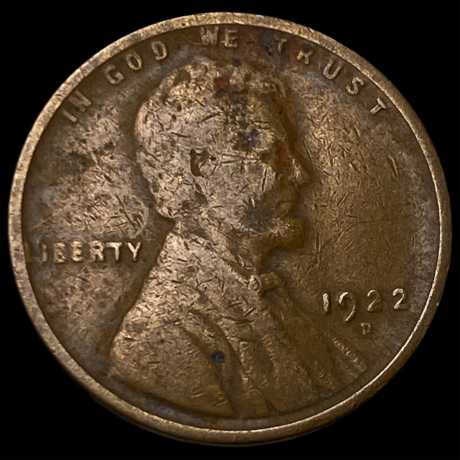 1922-D Lincoln Wheat Cent NICELY CIRCULATED: 1922-D Lincoln Wheat Cent NICELY CIRCULATED