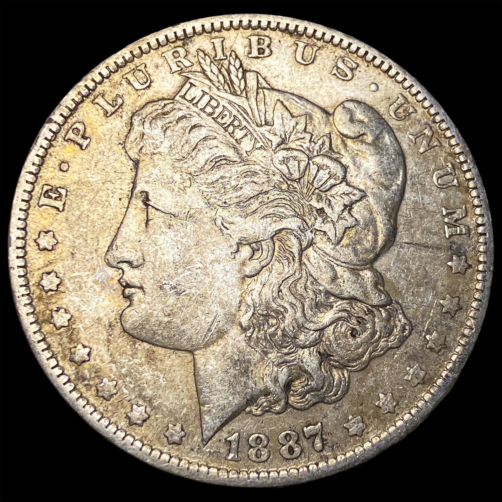 1887-O Silver Morgan Dollar NEARLY UNCIRCULATED: 1887-O Silver Morgan Dollar NEARLY UNCIRCULATED