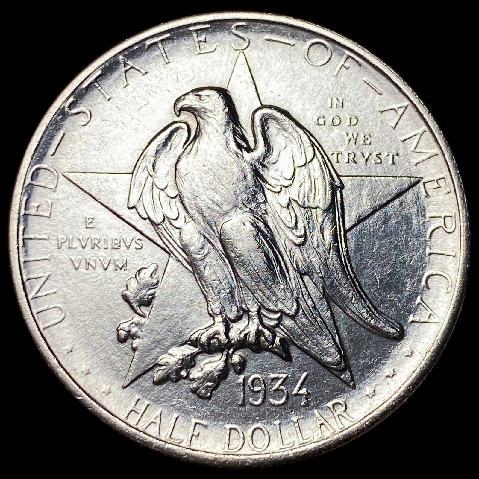 1934 Silver Half Dollar Texas Centennial CHOICE AU (1 of 2)