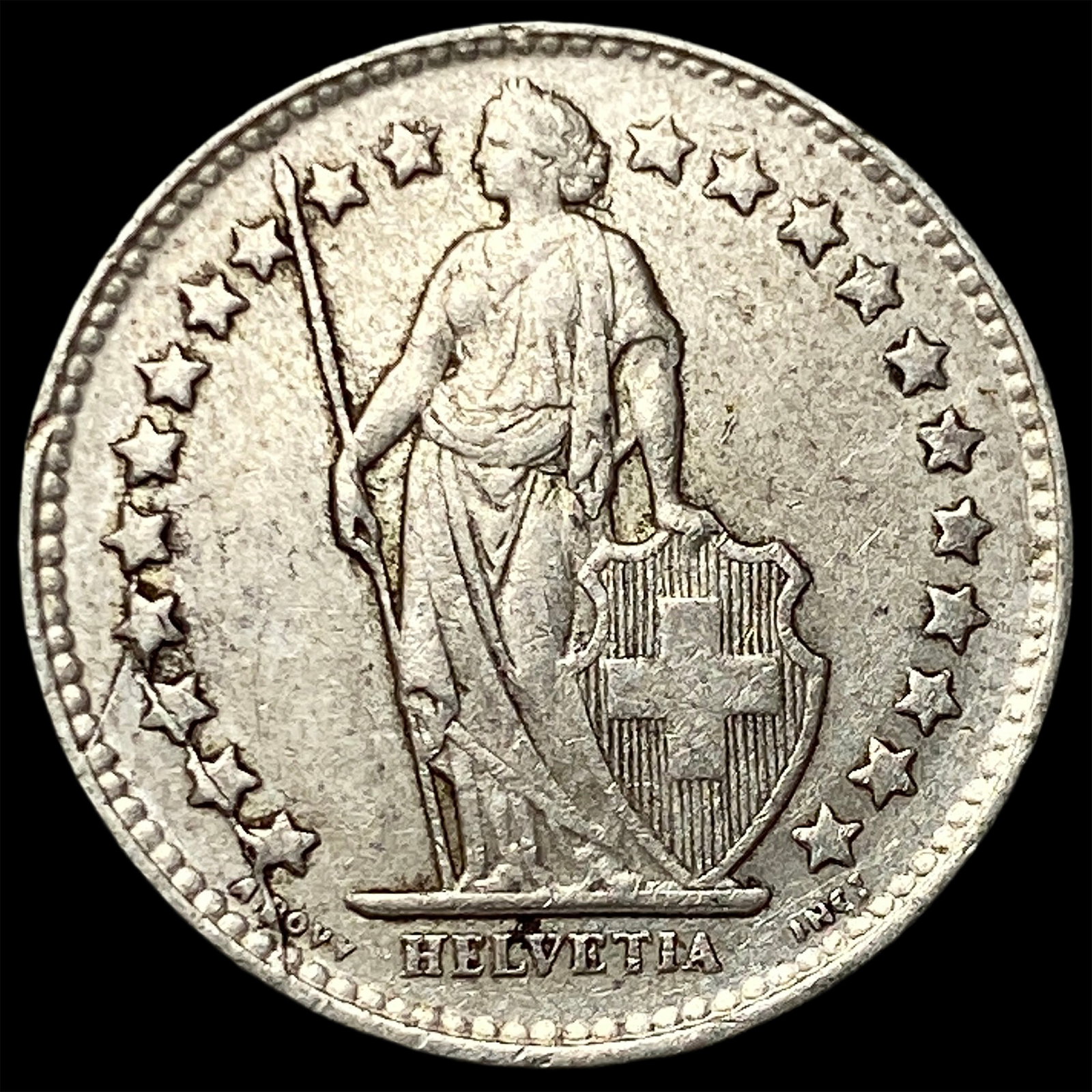 1945 Switzerland Silver 1/2 Franc (1 of 2)