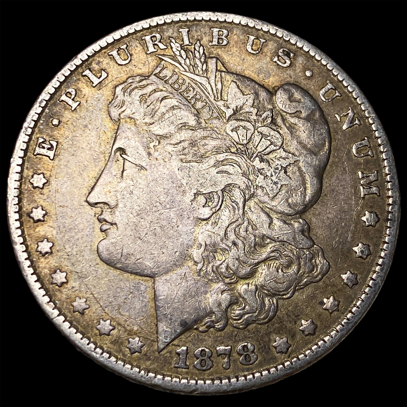 1878 Silver Morgan Dollar NEARLY UNCIRCULATED (1 of 2)