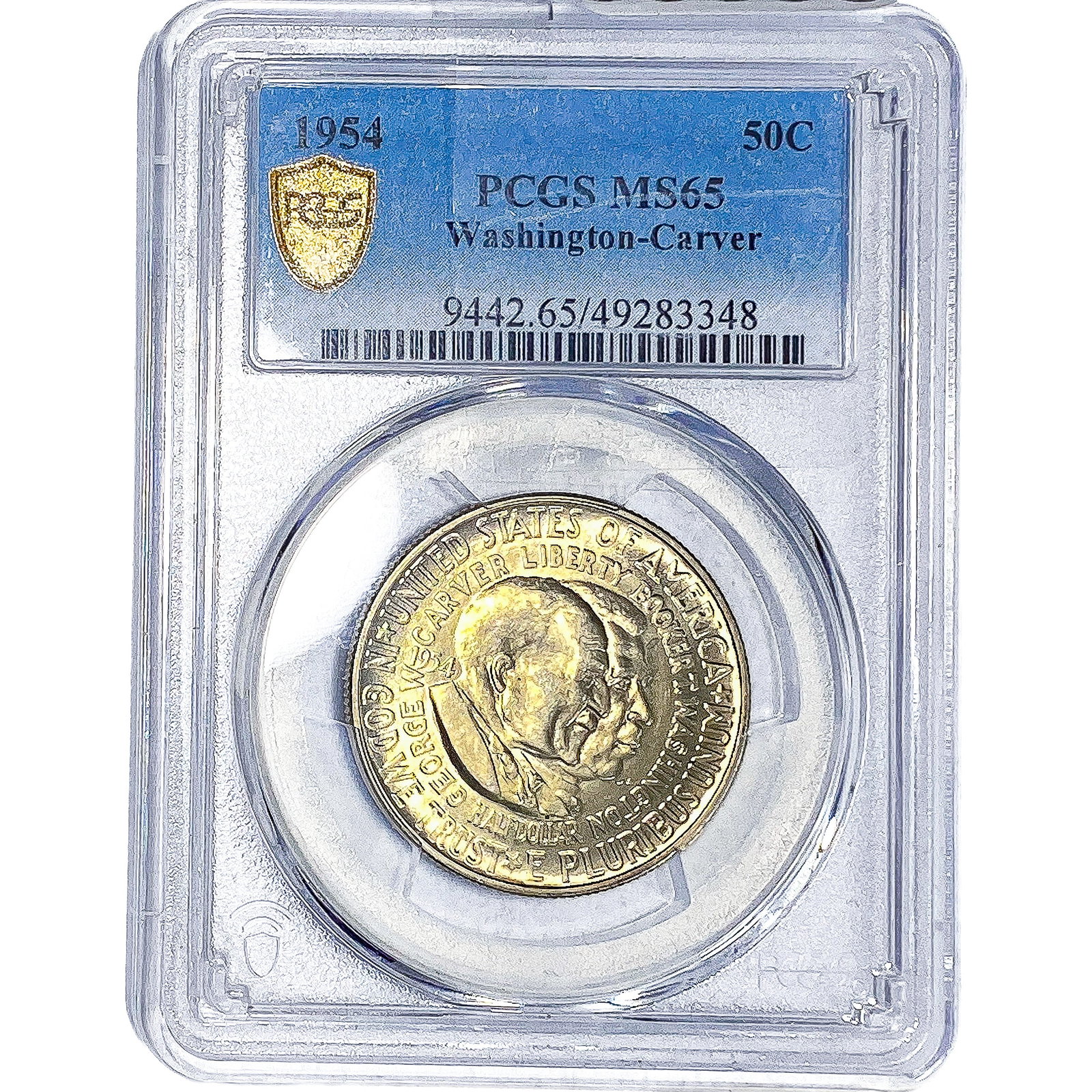 1954 Washington Carver Half Dollar PCGS MS65: 1954 Washington Carver Half Dollar PCGS MS65
