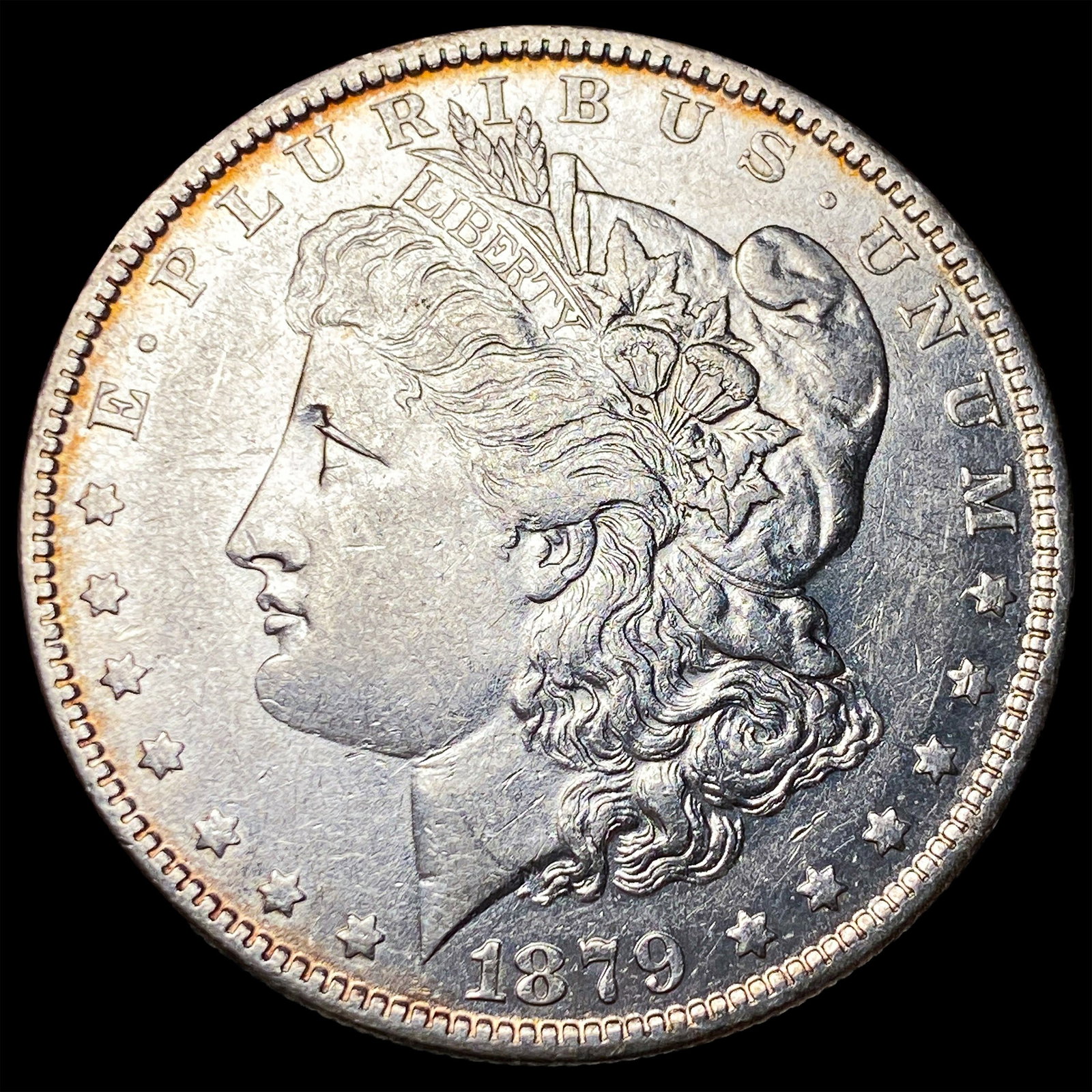 1879 Morgan Silver Dollar NEARLY UNCIRCULATED: 1879 Morgan Silver Dollar NEARLY UNCIRCULATED