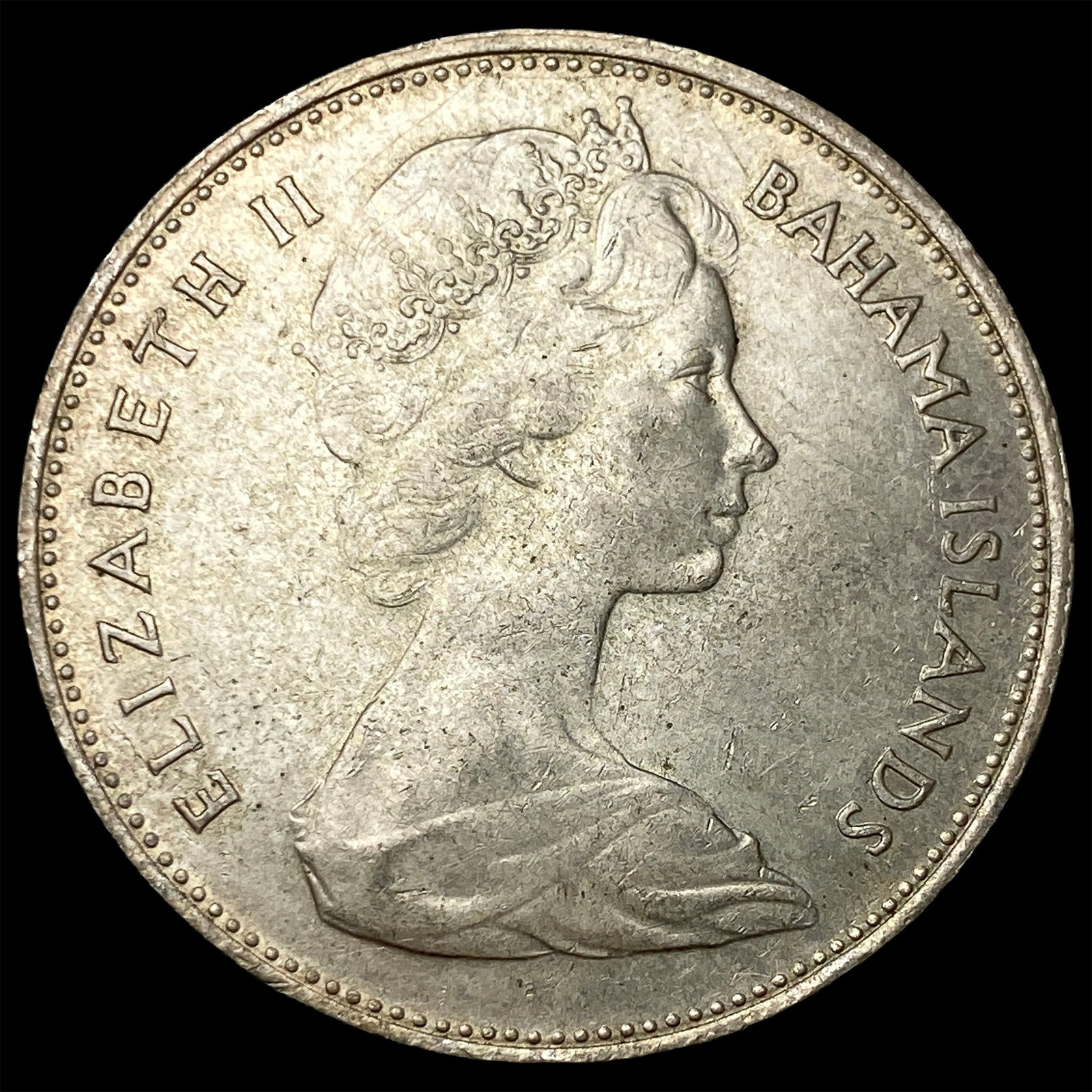 1966 Bahamas SIlver Dollar KM 8 (1 of 2)