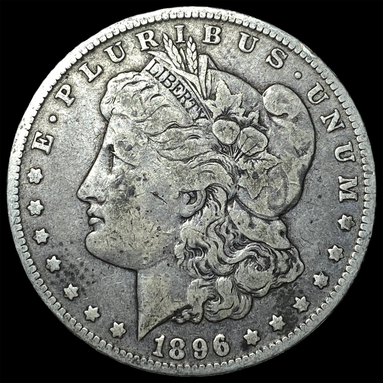 1896-O Silver Morgan Dollar NEARLY UNCIRCULATED: 1896-O Silver Morgan Dollar NEARLY UNCIRCULATED