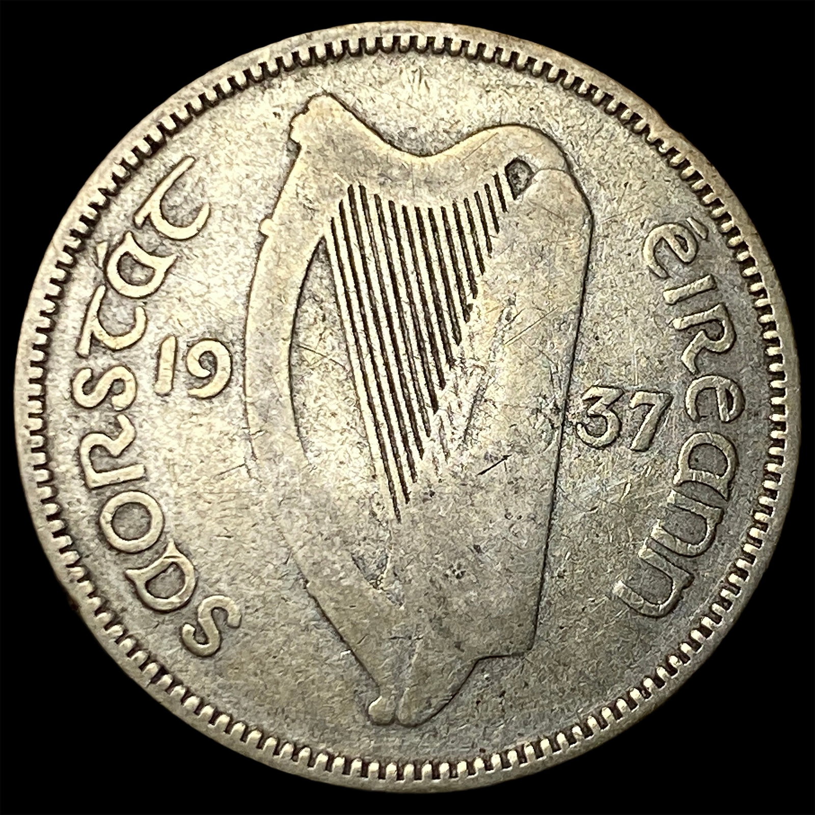 1937 Ireland Silver 1 Shilling (1 of 2)